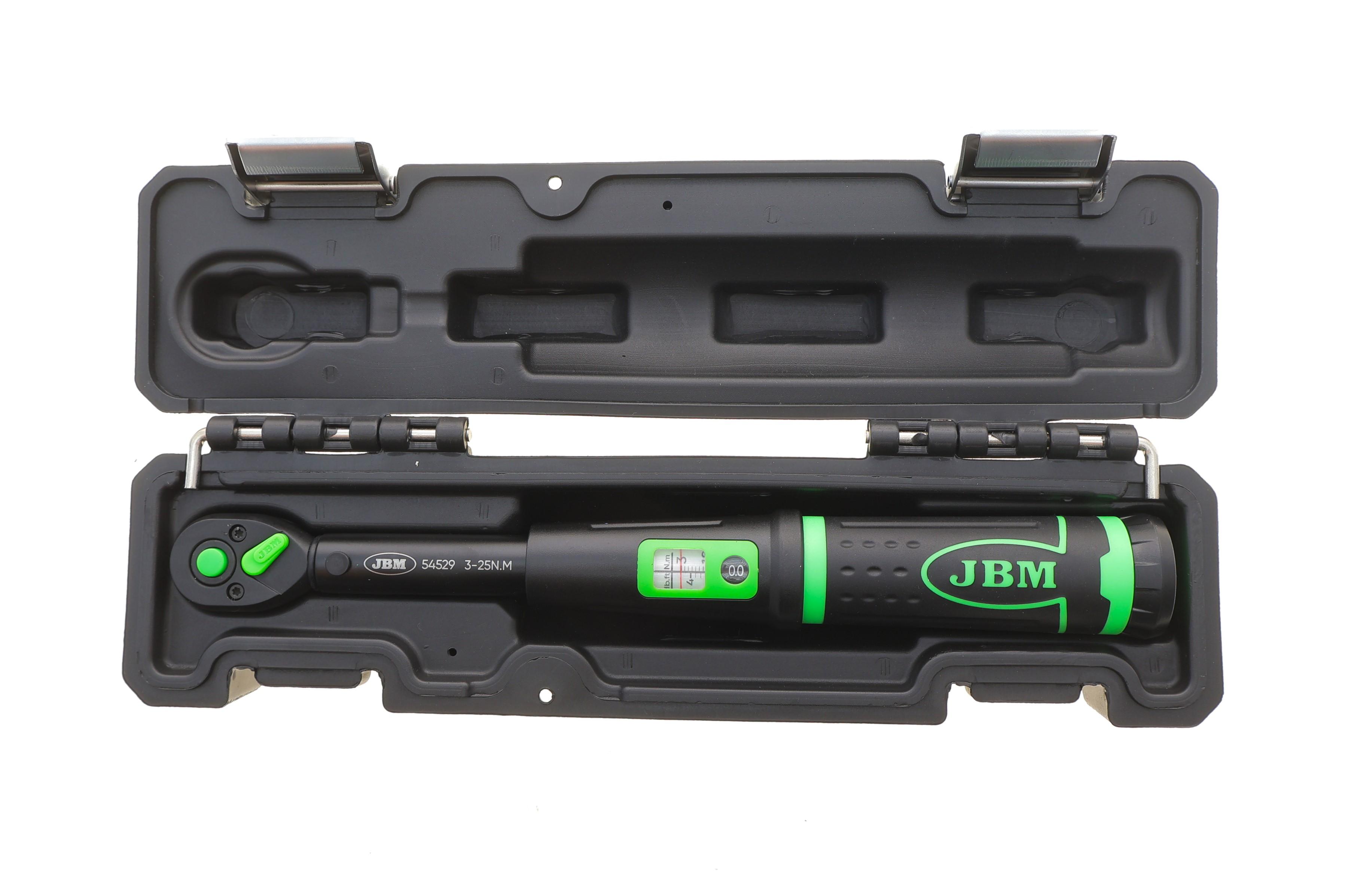 Ключ динамометричний 1/4" 3-25 Hm 72 зубца 280 м