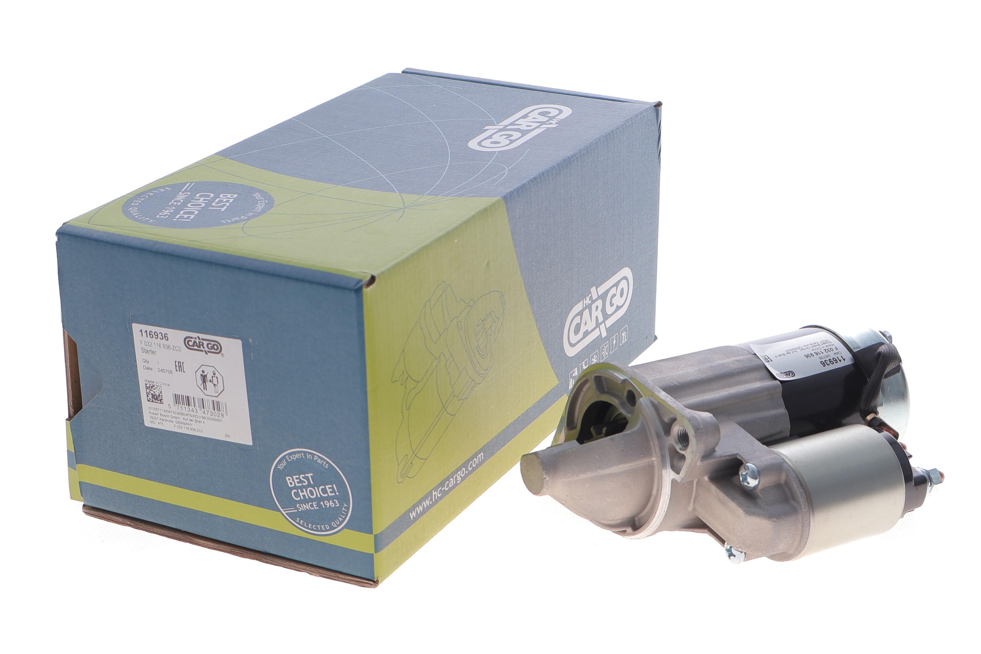 Стартер Hyundai i30/Kia Sportage 2.0 04-11 (12V/1.2kw) (z=8) = 116936