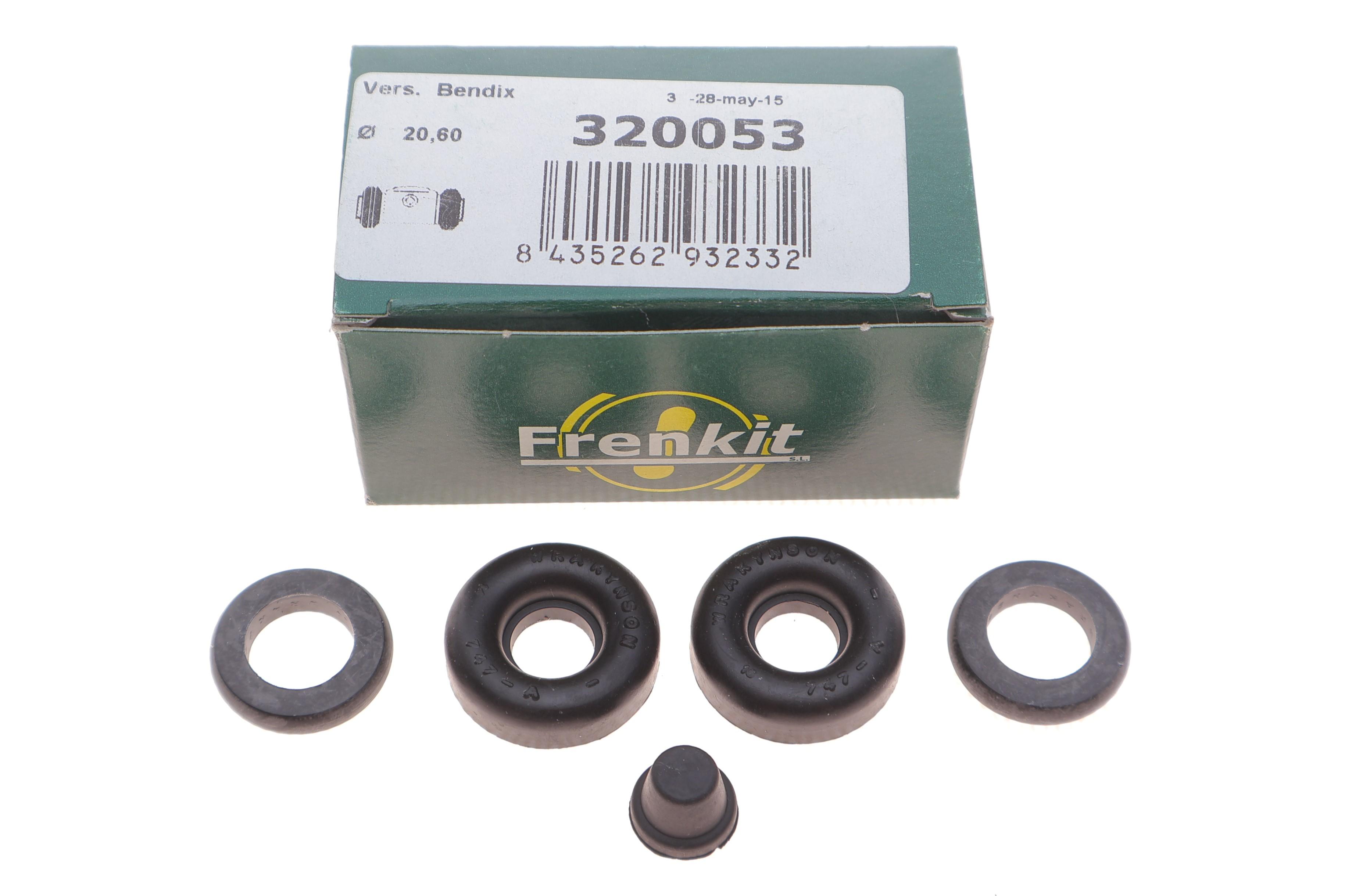 Ремкомплект циліндра гальмівного (заднього) Lada Niva/Nova/Samara 86- (d=20,6mm) (Bendix)