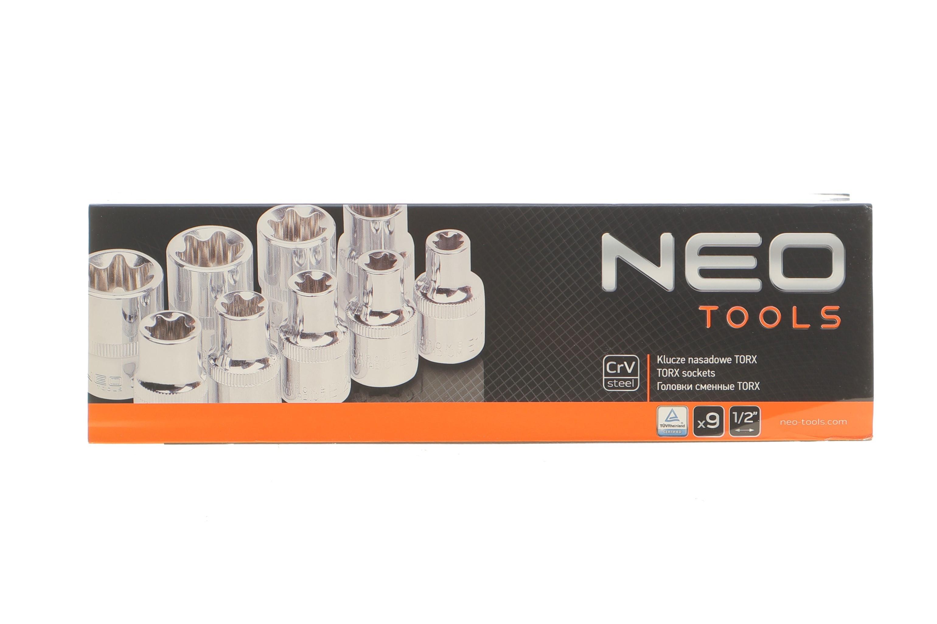 Набір головок E-профілем 1/2" E10-E24 9 од.