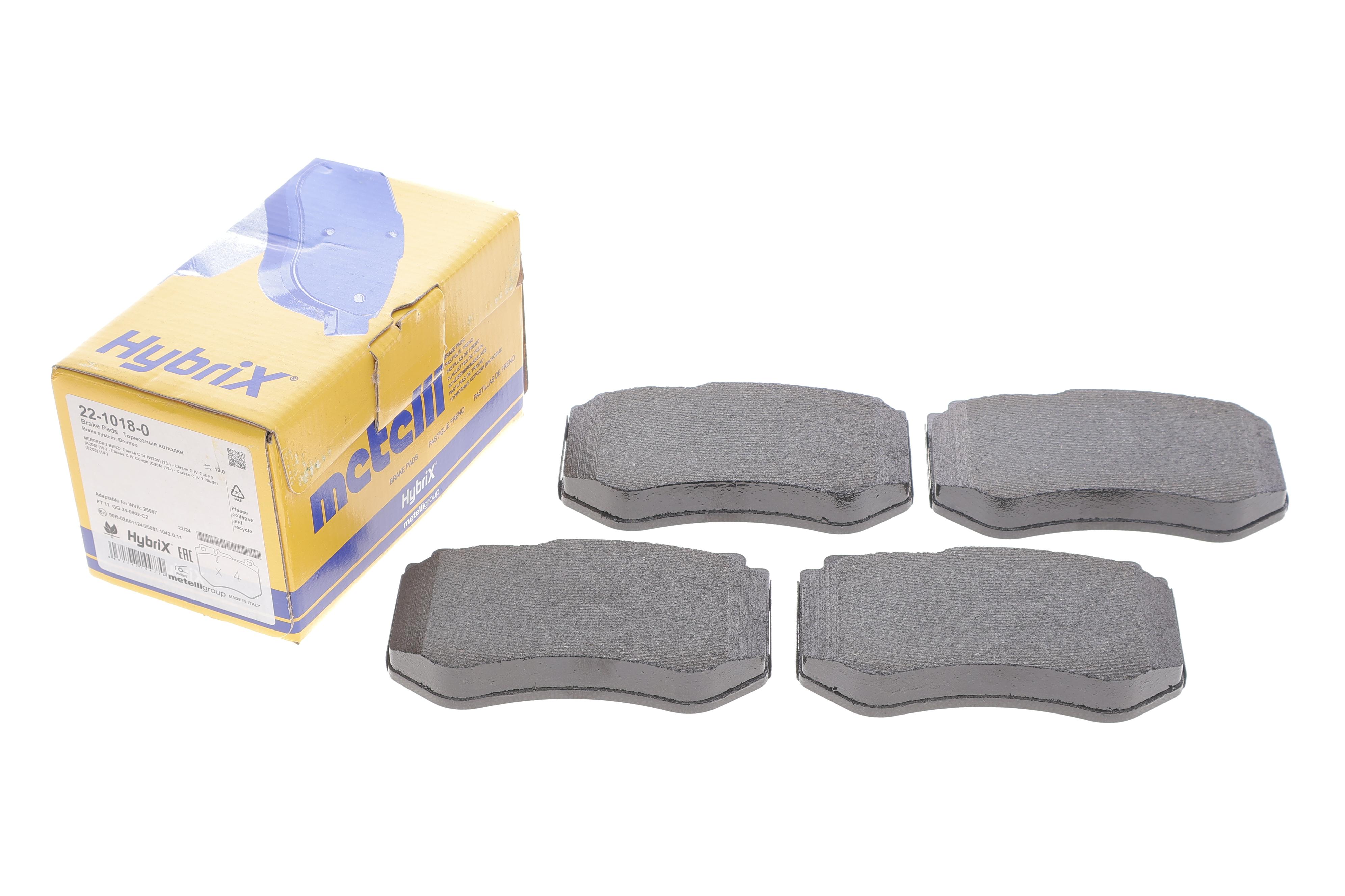 Колодки гальмівні (передні) MB C-class (W205/S205/C205/A205) 13-