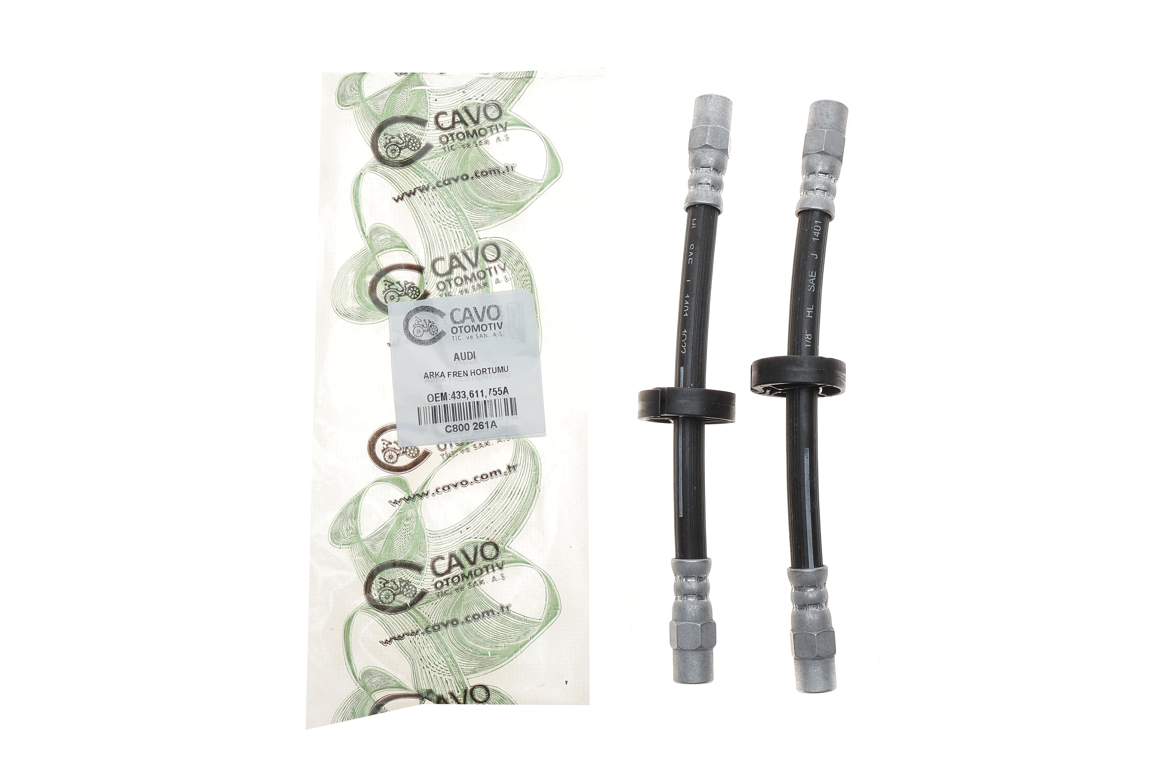 Шланг тормозной (задний) Audi 80/100/A6/VW Passat/T3 1.6-2.2 -97