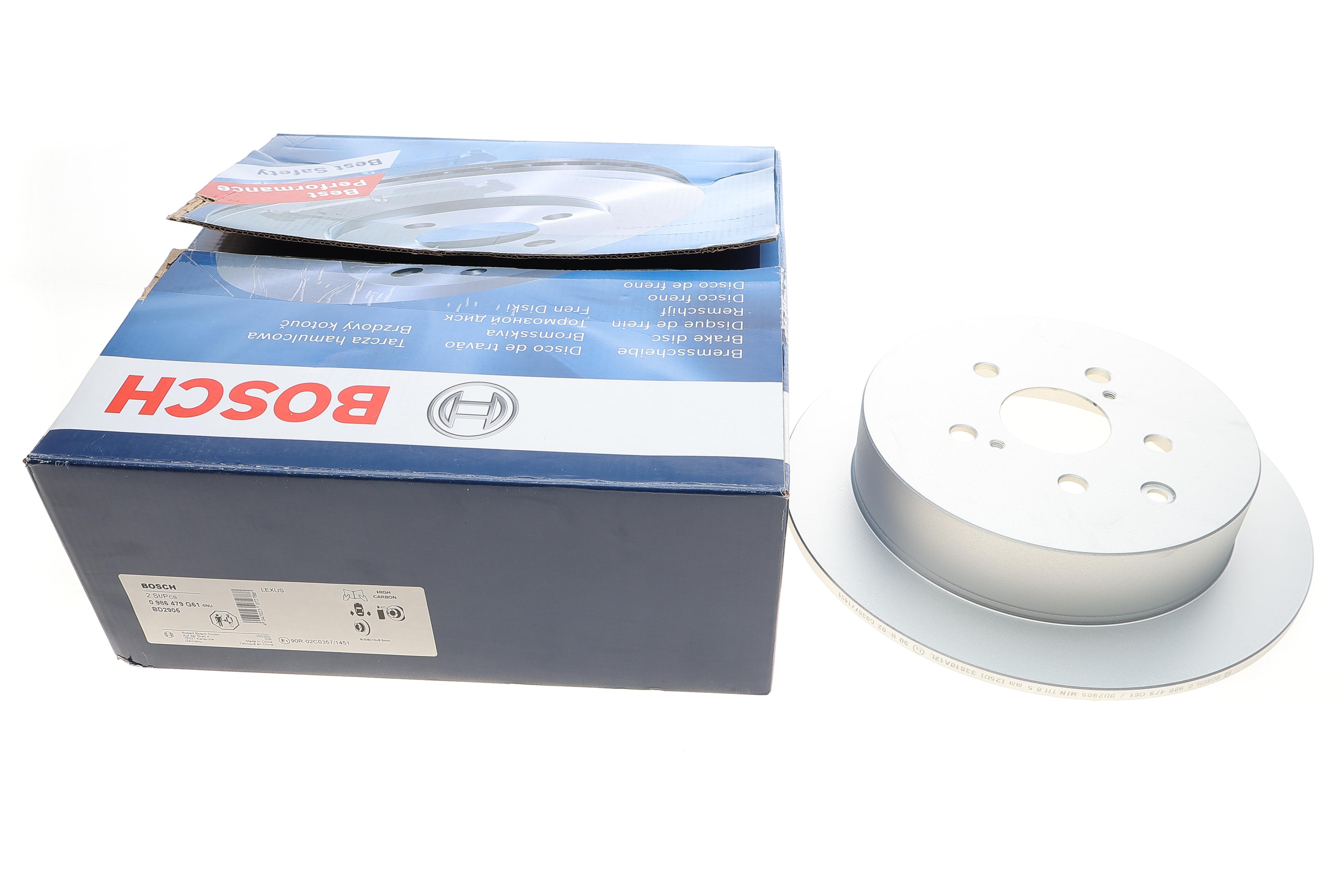 Диск гальмівний (задній) Lexus RX 08-15 (309x10)