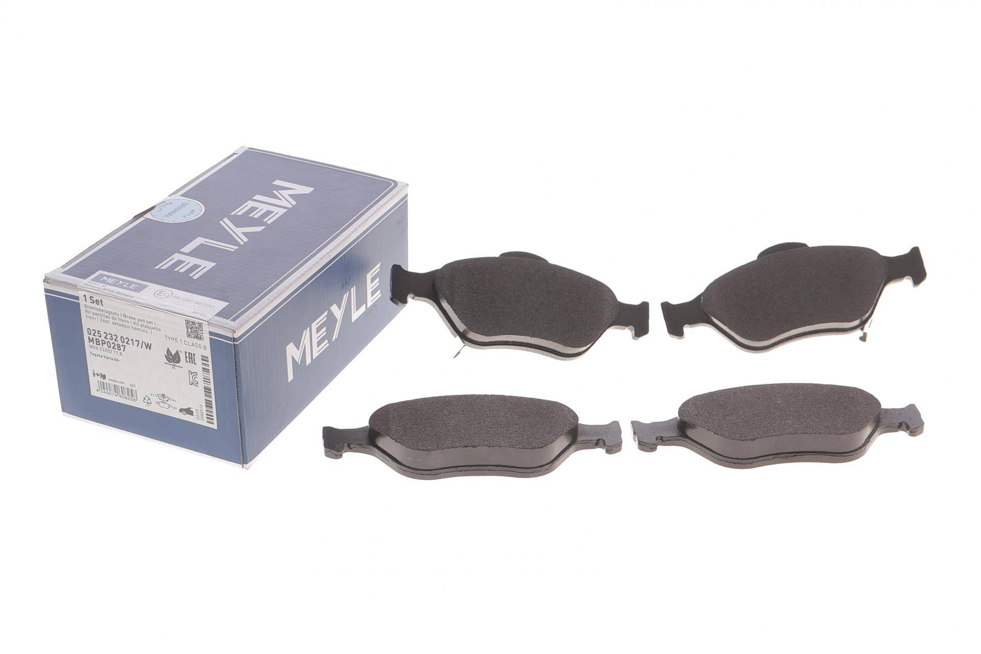 Колодки гальмівні (передні) Toyota Yaris 05-