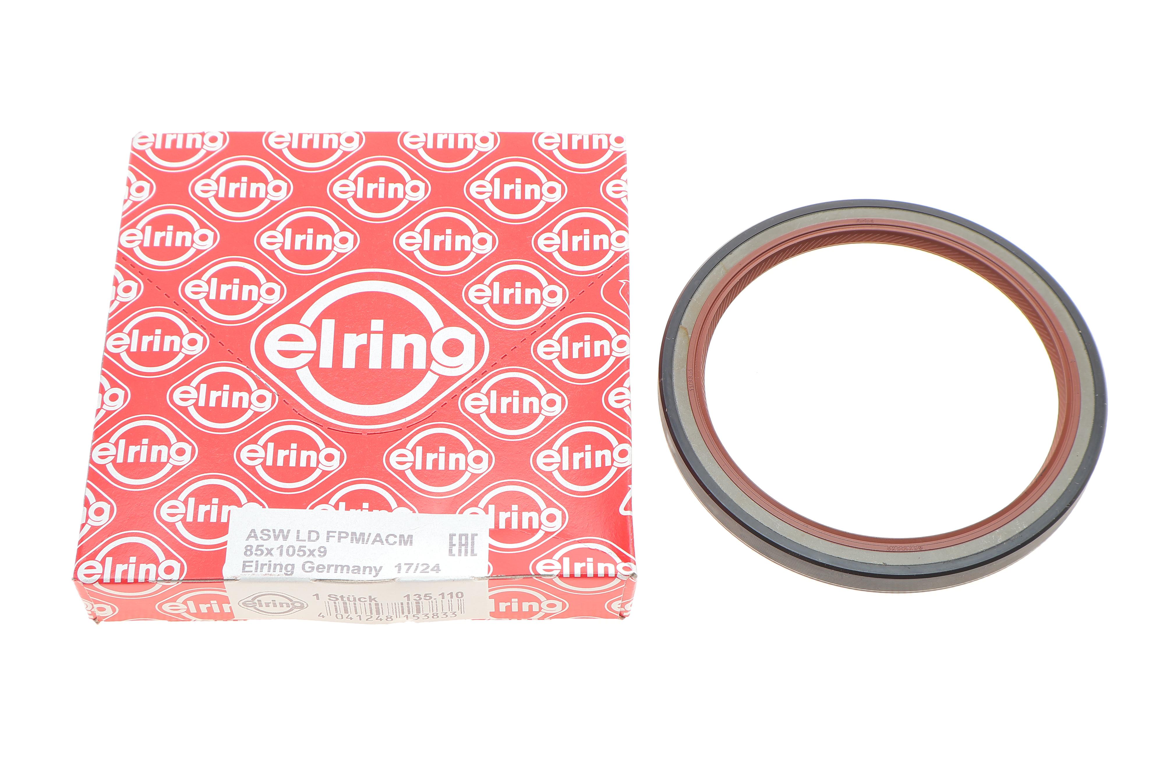 Сальник коленвала (задний) Fiat Fiorino 1.4i 07-/Citroen Berlingo 1.6i 96- (85x105x9)