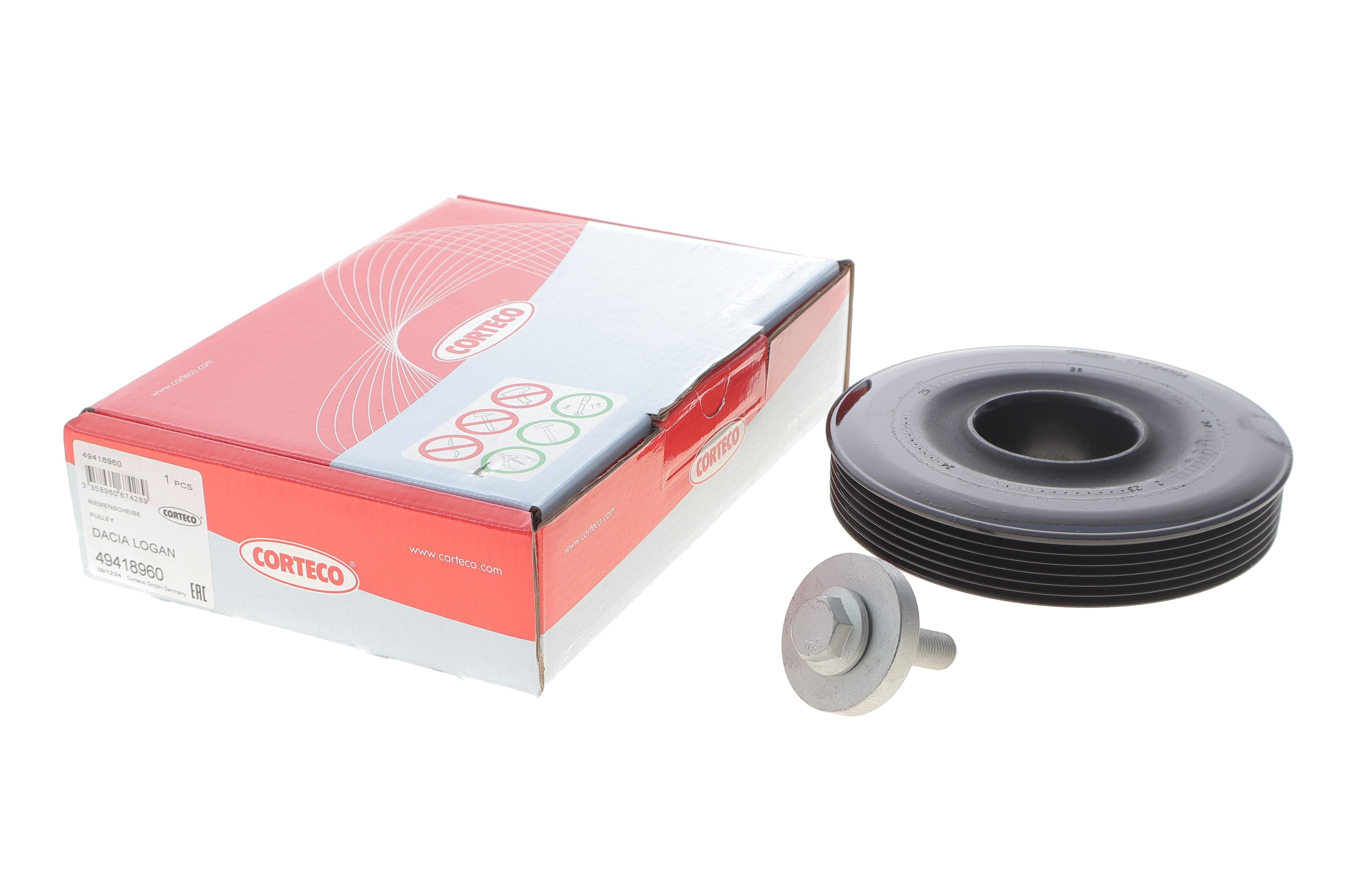 Шків колінвалу Renault Megane/Kangoo/Clio 1.5 dCi 08-/05- (з болтом)