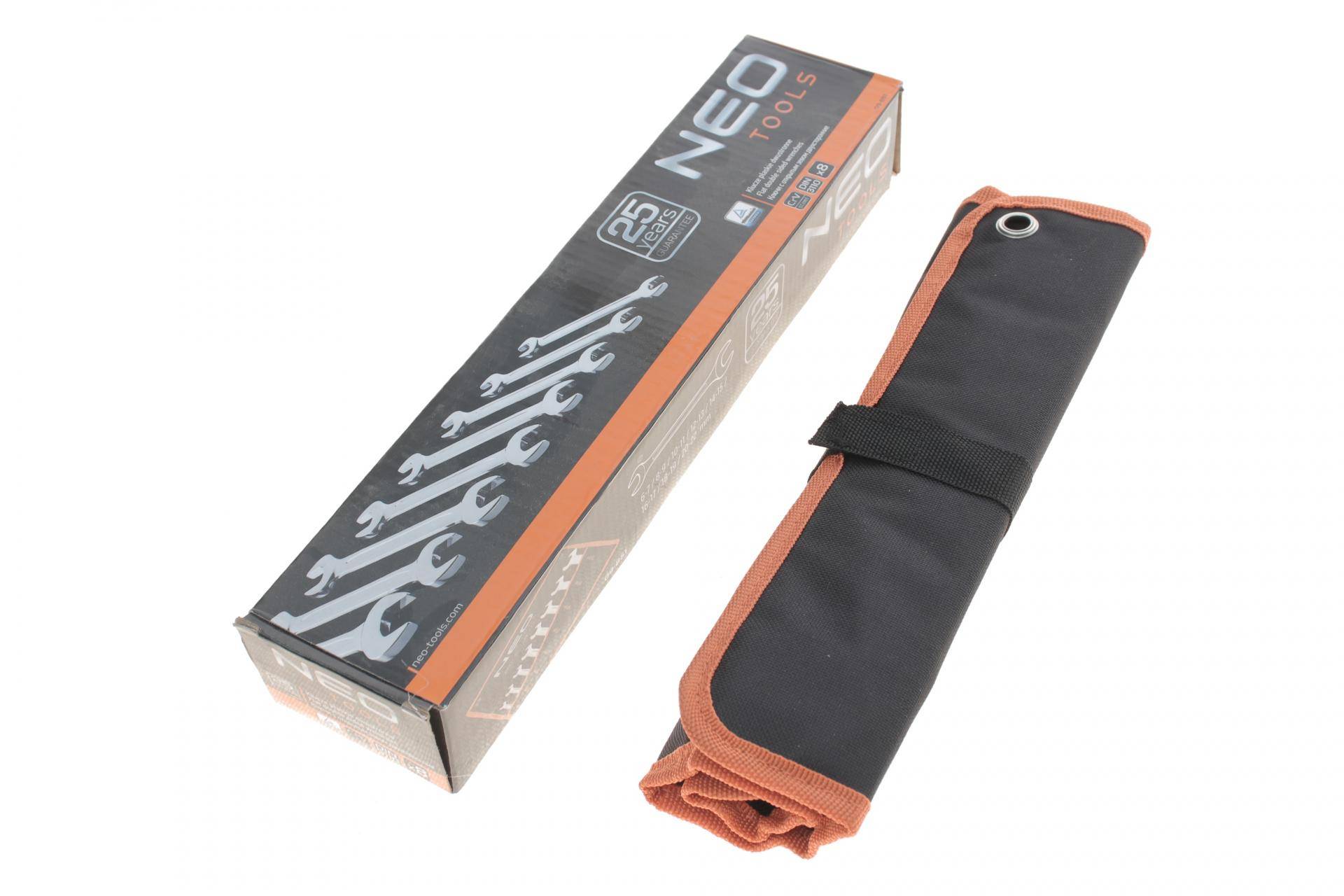 Набір ключів ріжкових 6x7-20x22 мм 8 од.