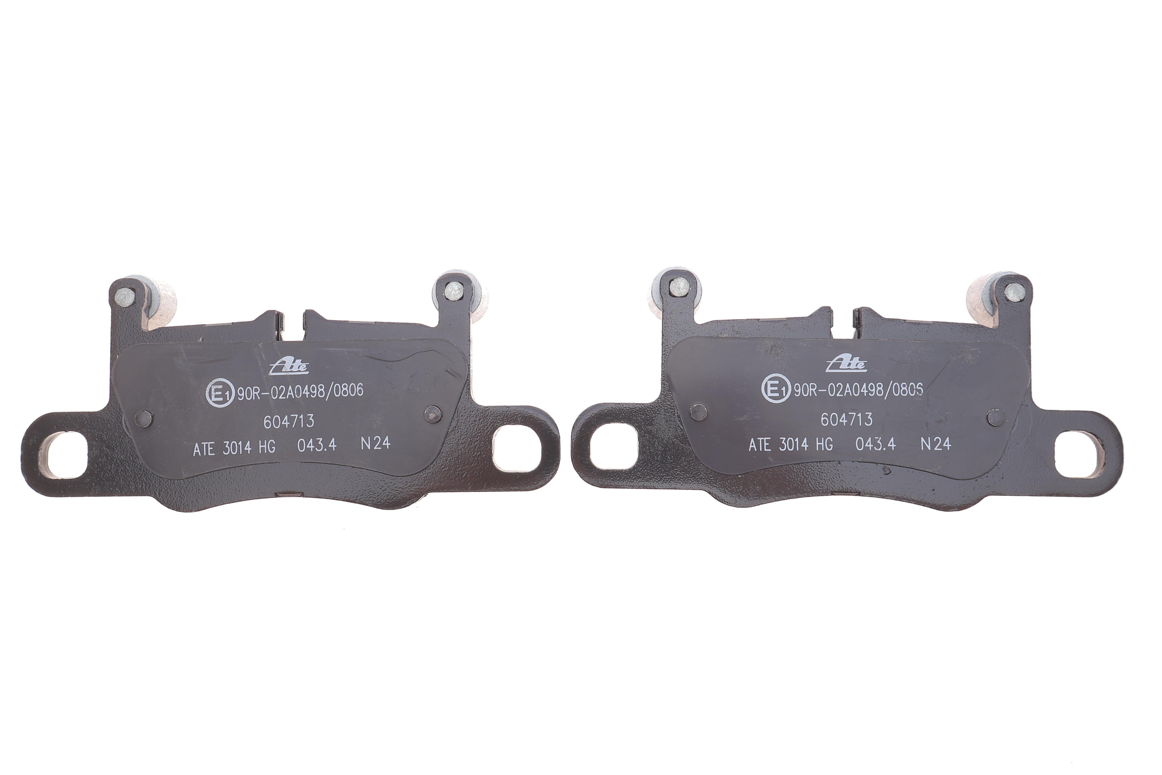 Колодки тормозные (задние) Porsche 911 12-/Cayenne Coupe 19- (Brembo) (с балансиром)