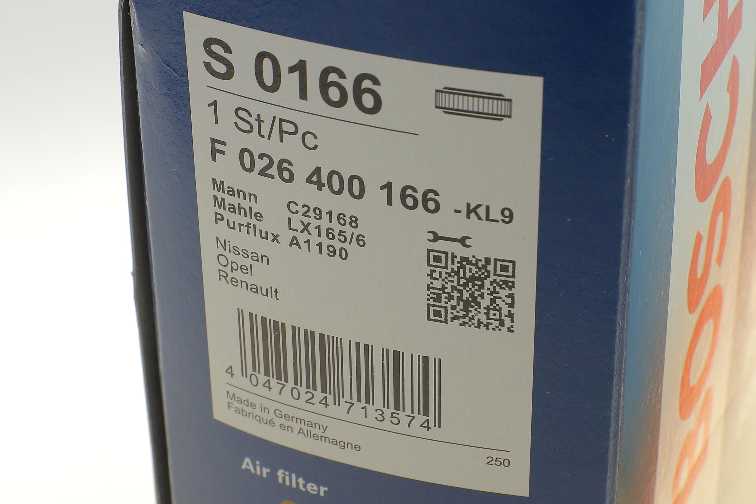 Фільтр повітряний Renault Master 2.2/2.5dCi 03-