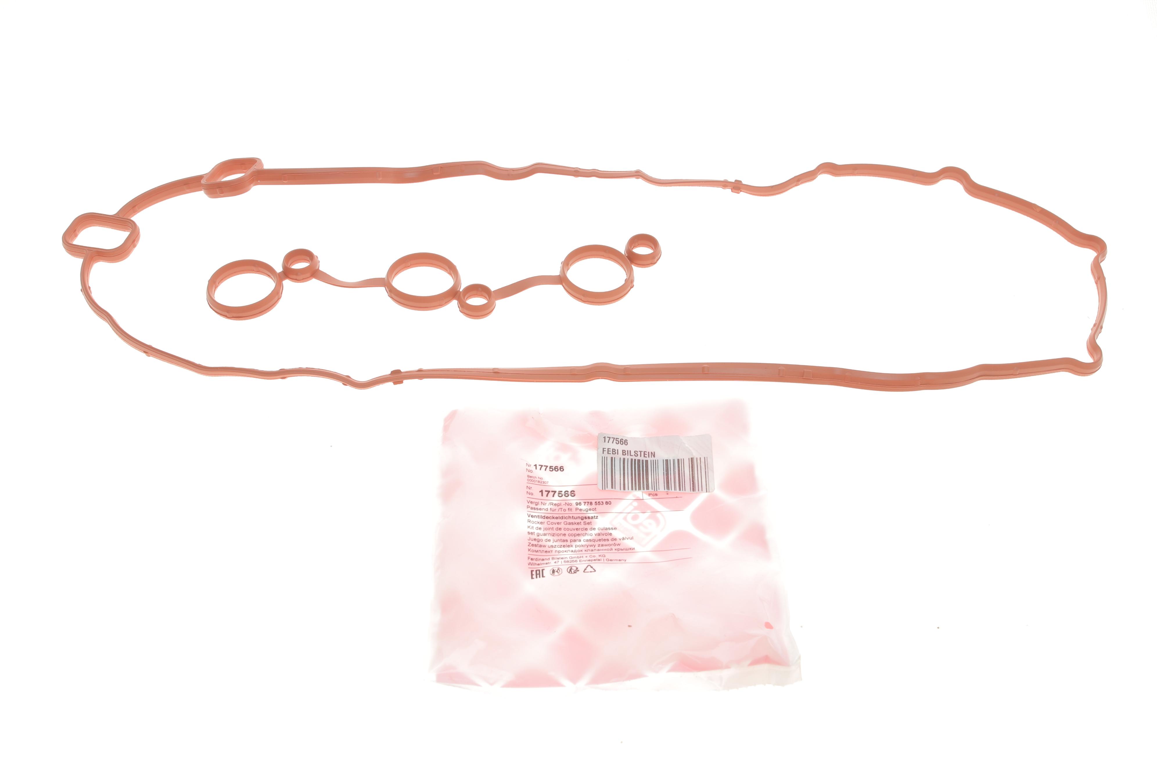 Прокладка крышки клапанов Citroen C3/C4/Peugeot 108/2008/208/301/308 1.0/1.2 VTi 12- (к-кт)