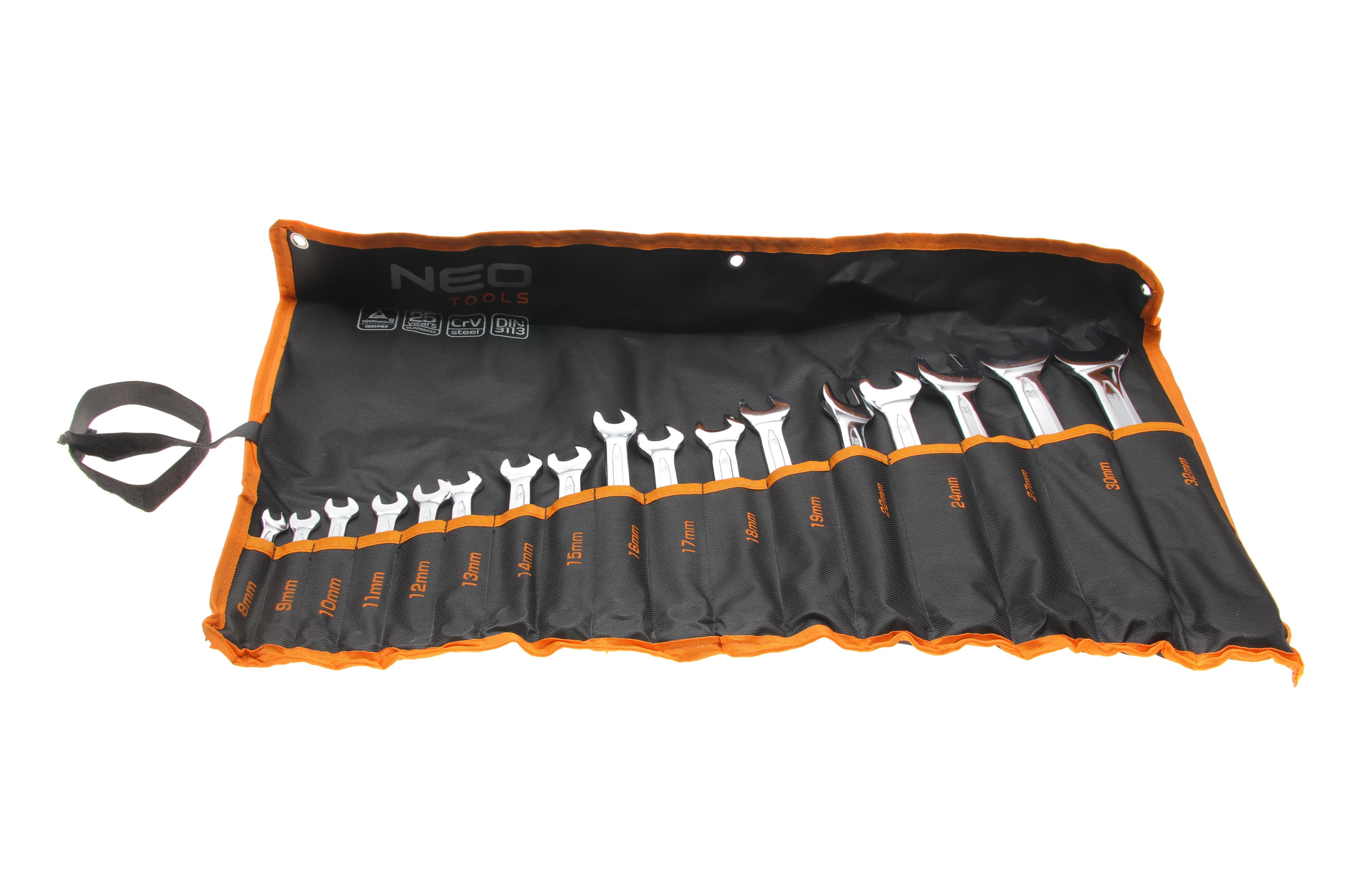 Набір ключів ріжково-накидних 8-32 мм 17 од.