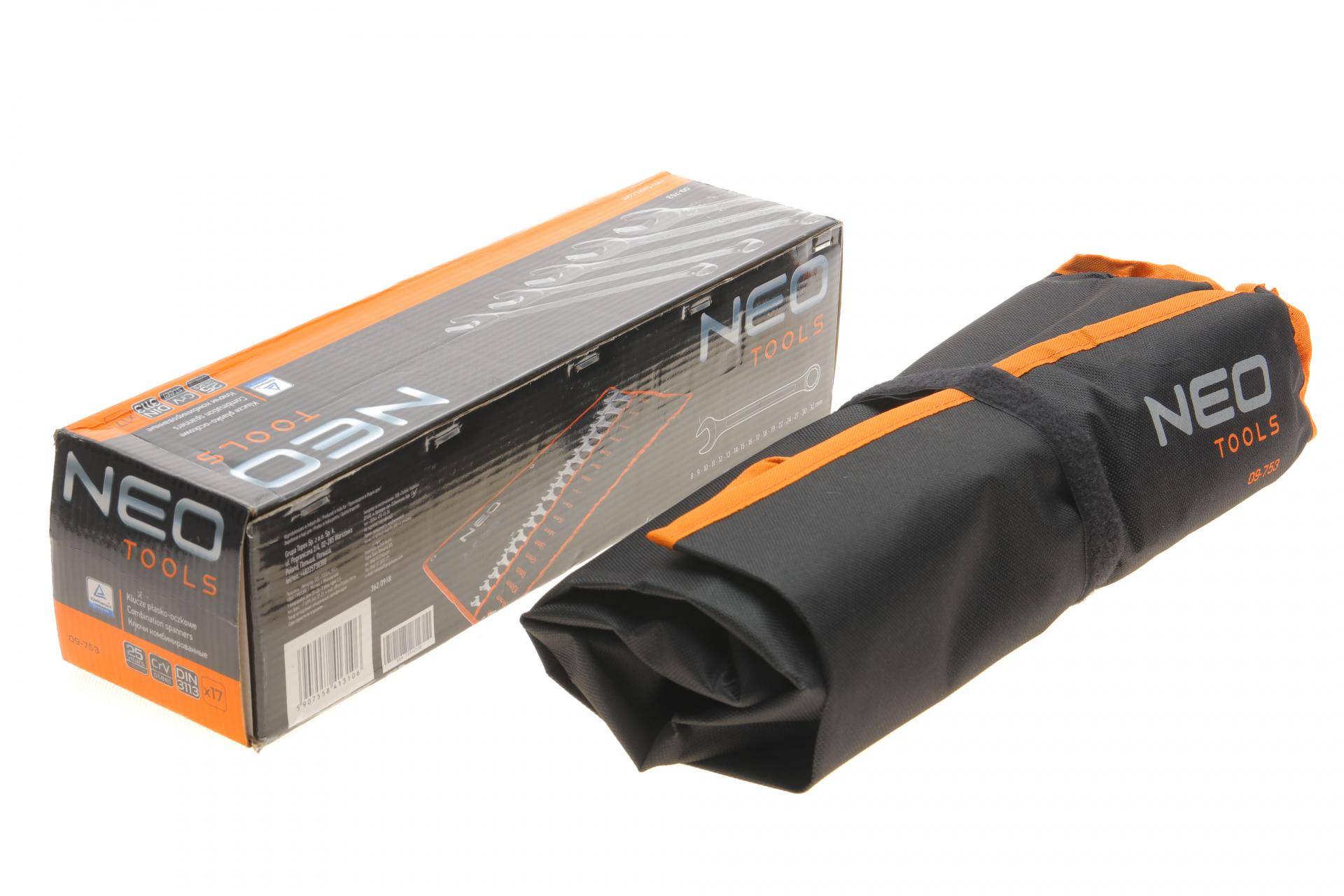 Набір ключів ріжково-накидних 8-32 мм 17 од.