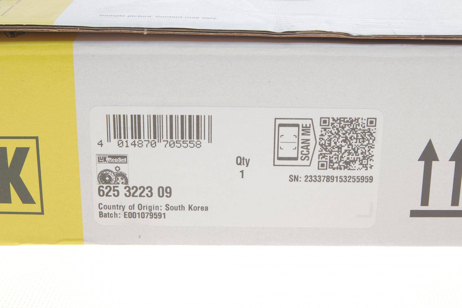 Комплект зчеплення SsangYong Actyon/Korando 2.0 XDi 10-