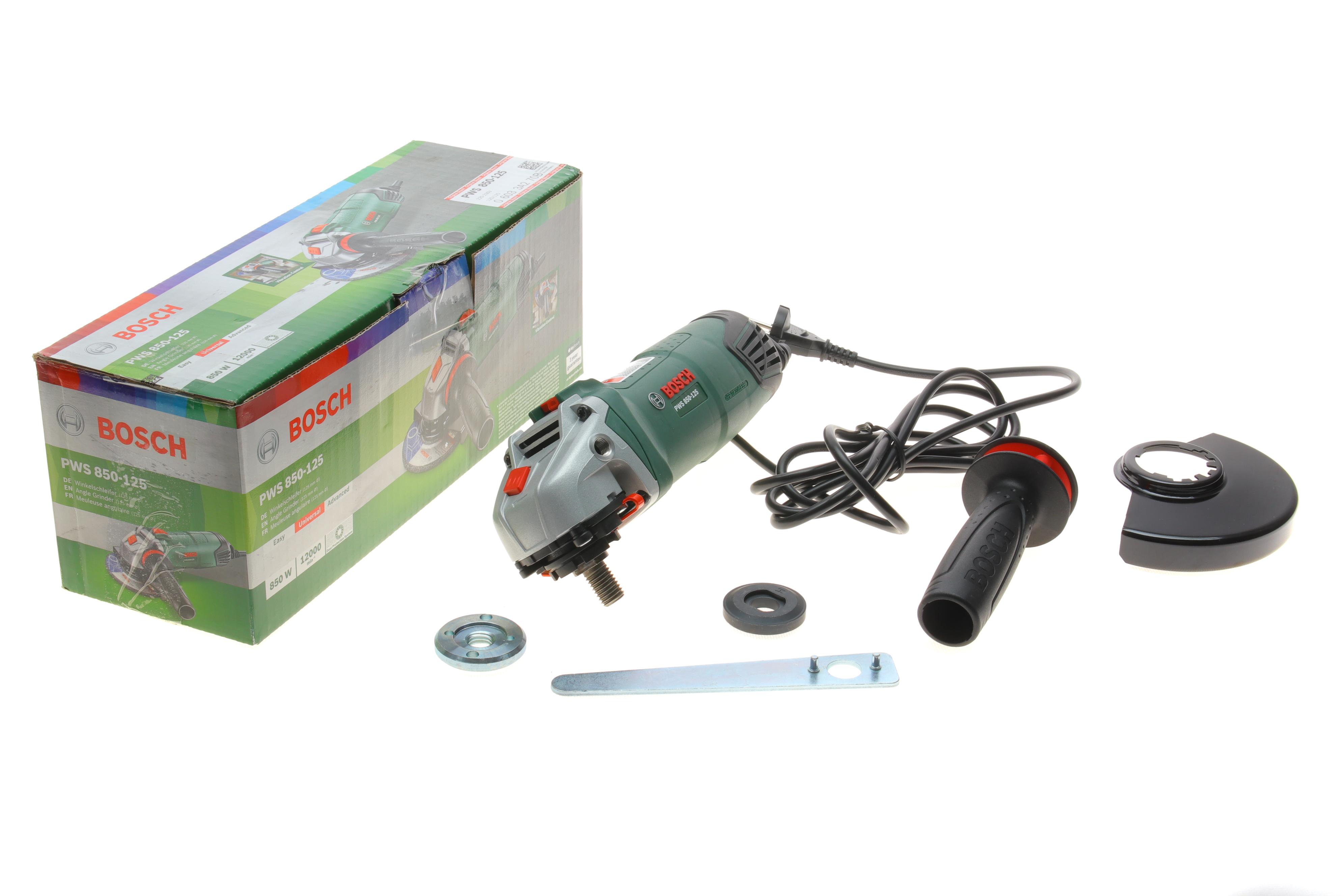 Шліфмашина кутова PWS 850-125 (850 Вт, 0-12000 об/хв, Ø125 мм) знято з постачання