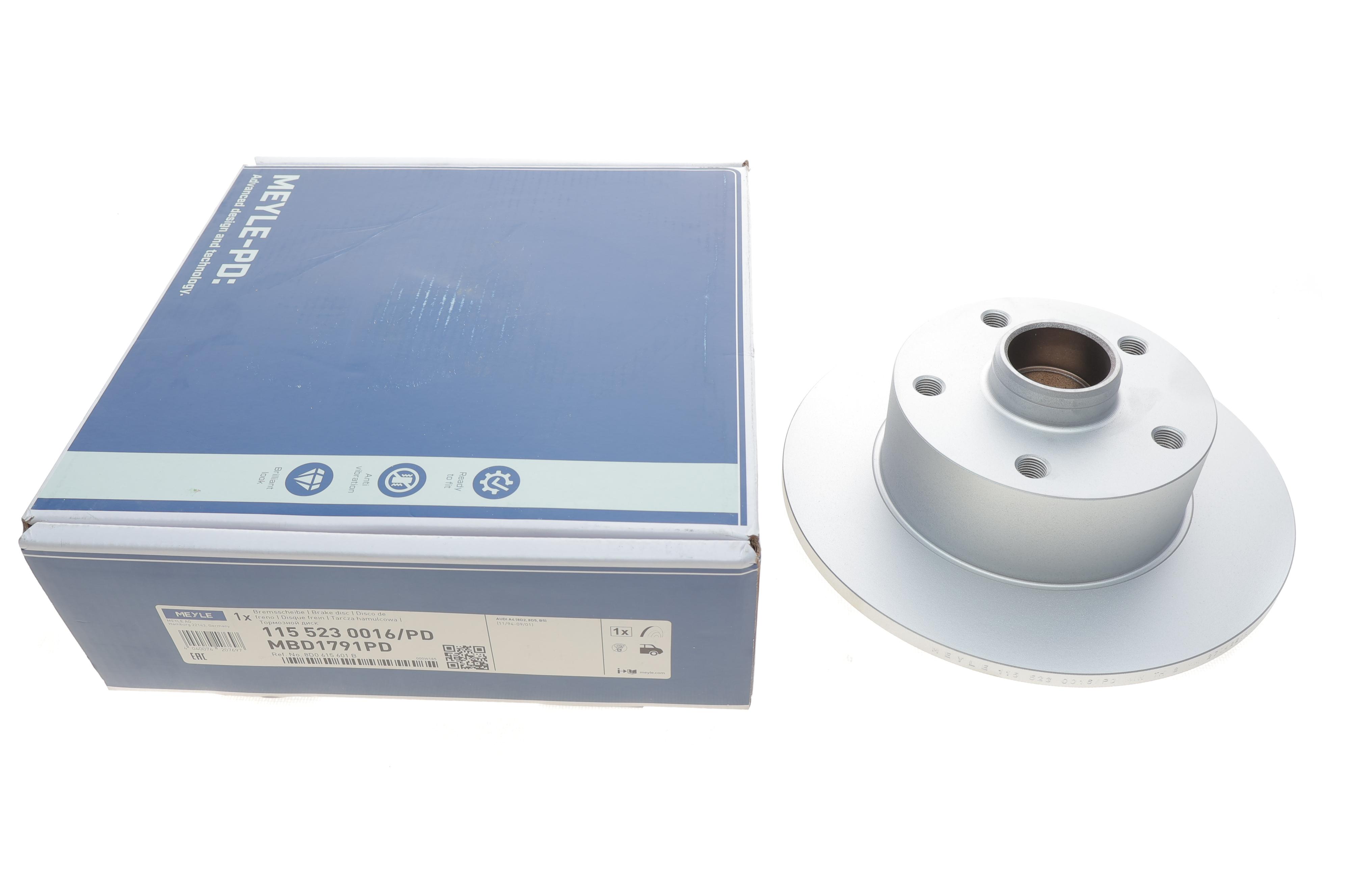 Диск гальмівний (задній) Audi A4 94-01 (245x10)