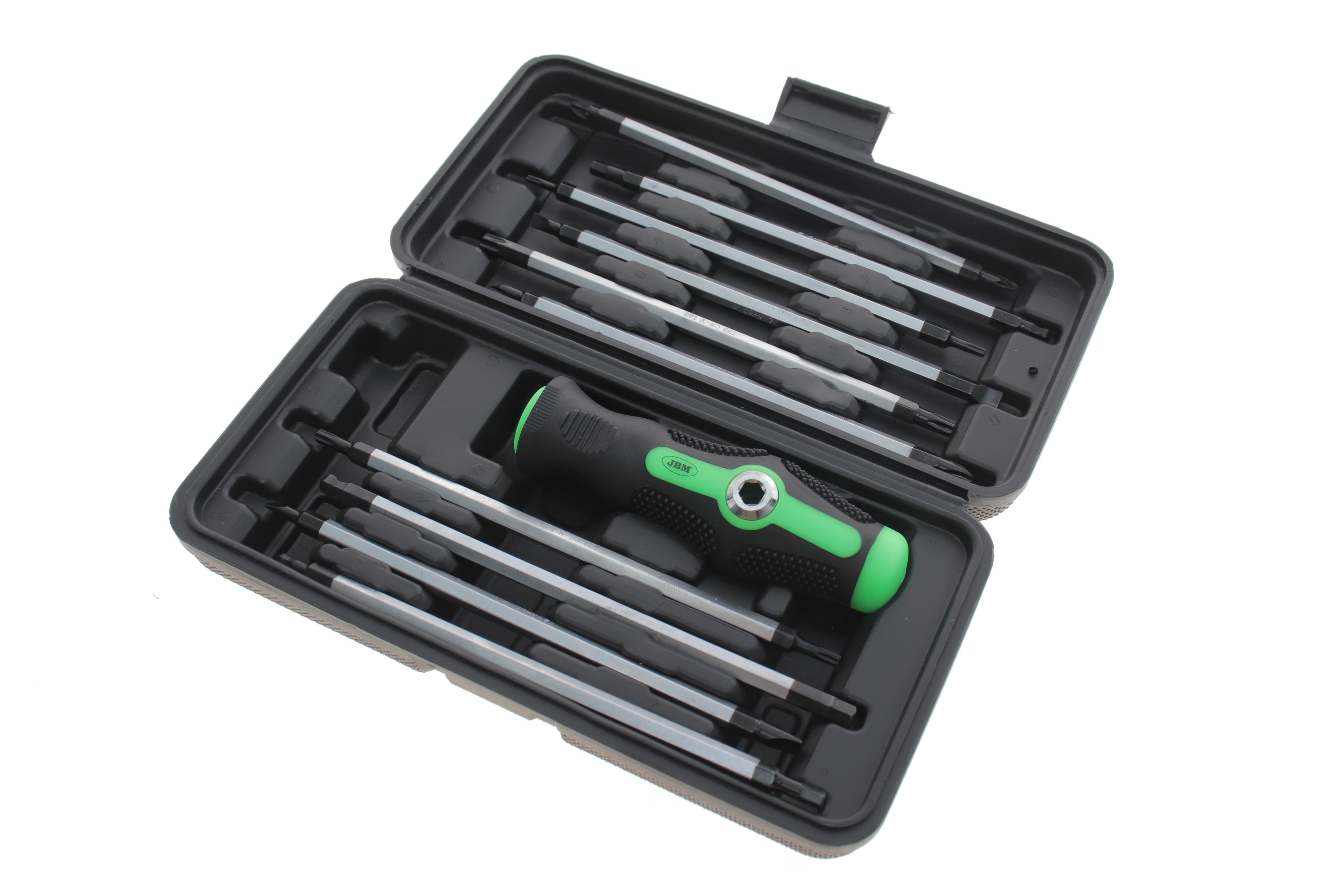 Набір викруток зі змінною рукояткою 11 од.