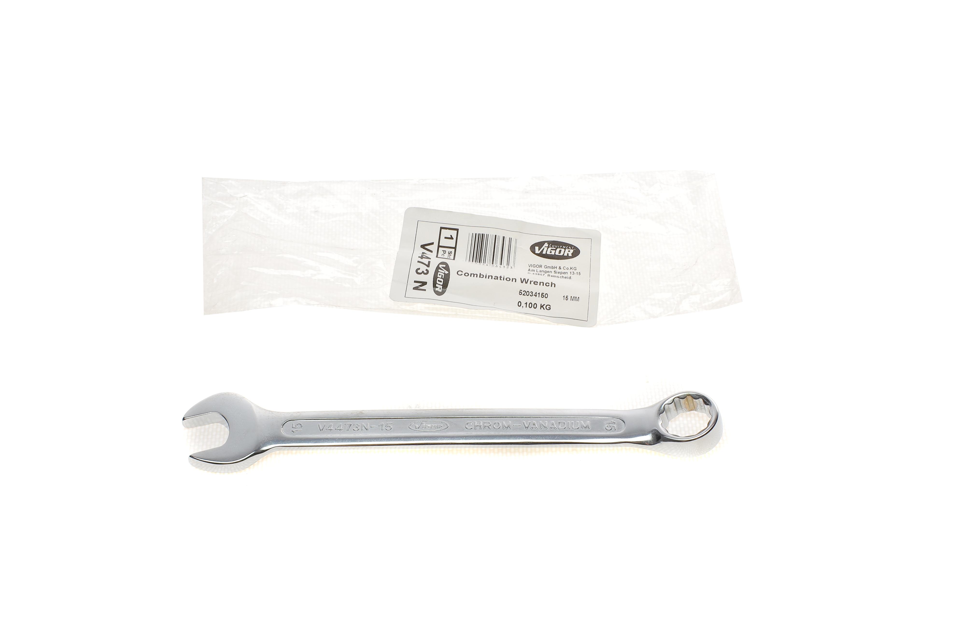 Ключ рожково-накидной 15 мм L-185 мм