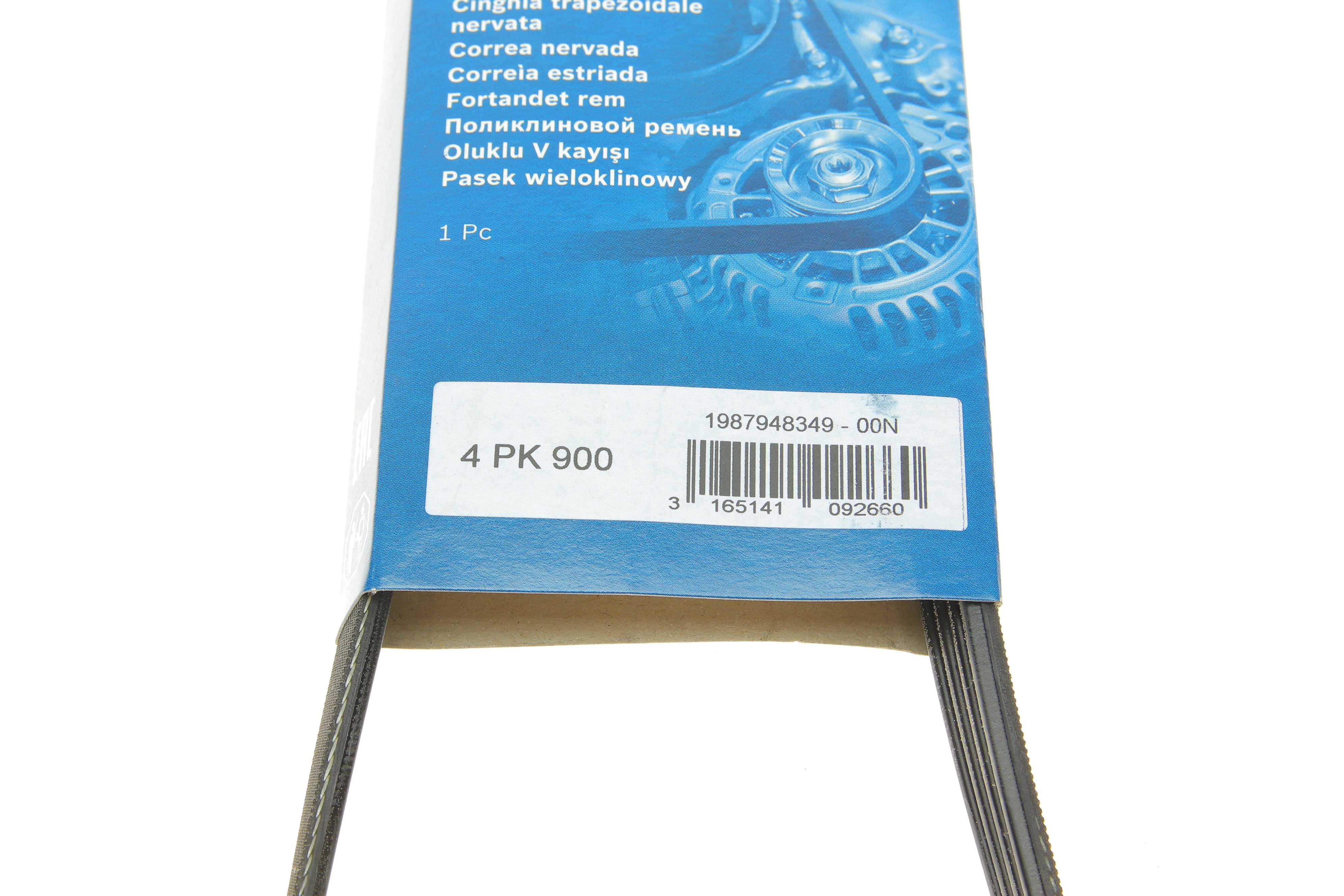 Ремінь генератора Suzuki Baleno 95-02/ Toyota Auris/Verso 1.3-1.6 i 10- (4PK900)