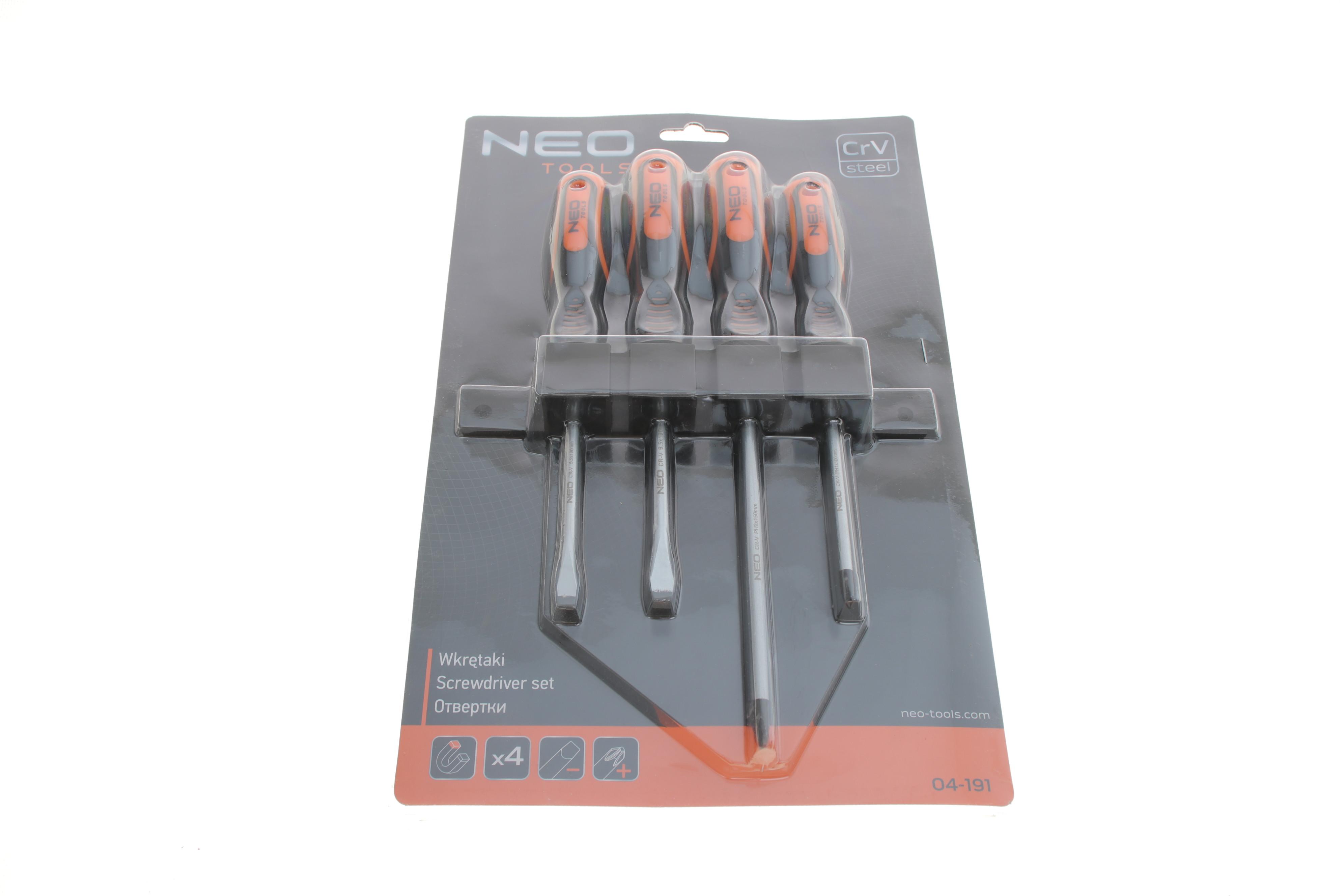 Набор отверток SL, PH 4 ед.