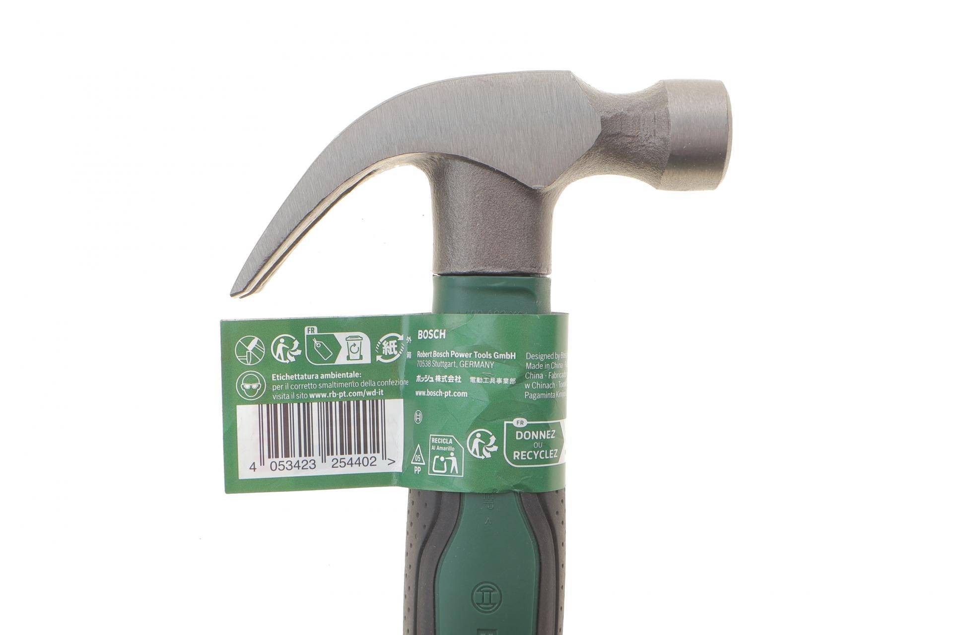 Молоток слюсарний (цвяходер) 166 мм 225 гр