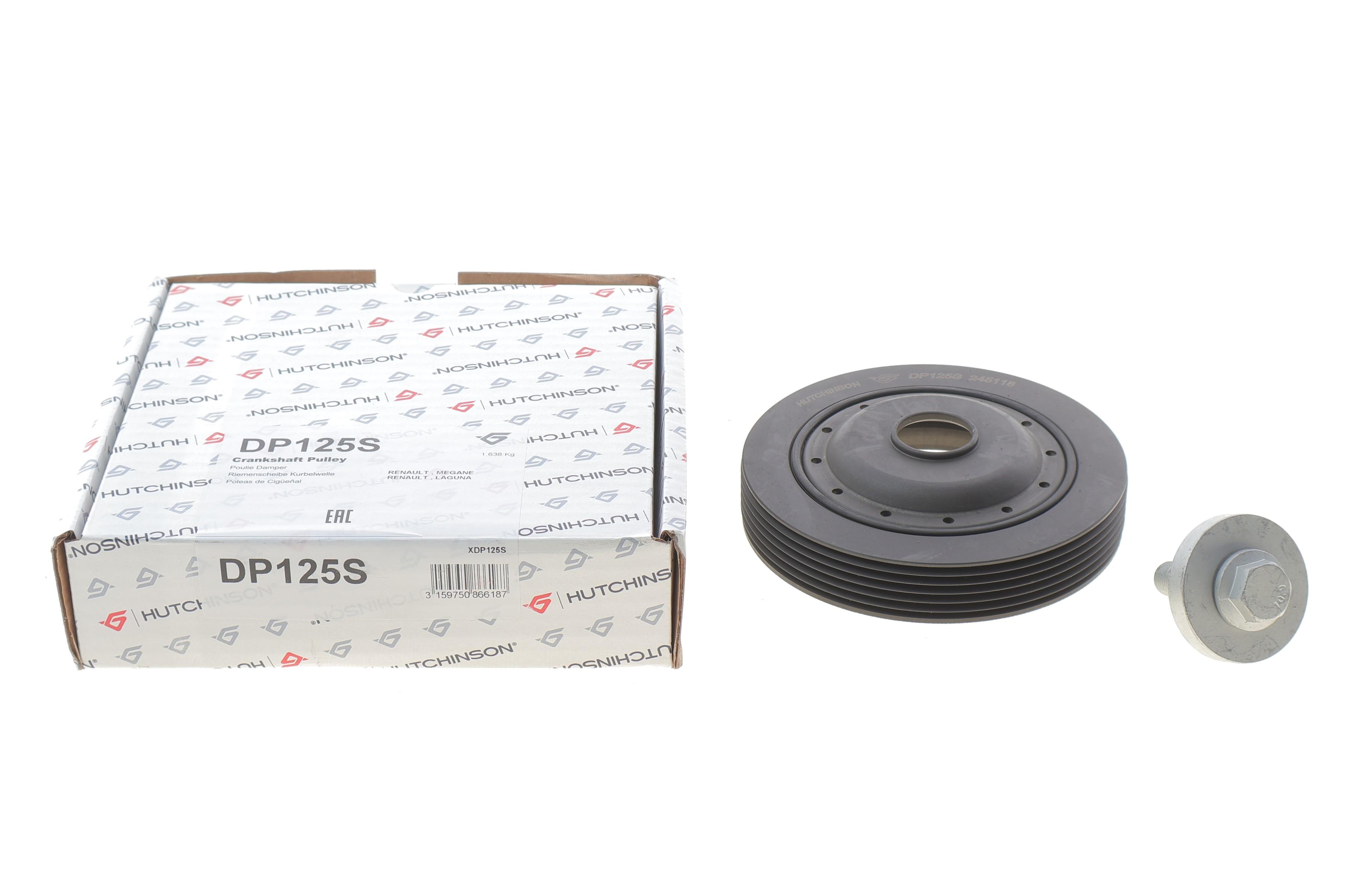 Шків колінвалу Renault Megane/Kangoo 1.6 16V 97- (з болтом)