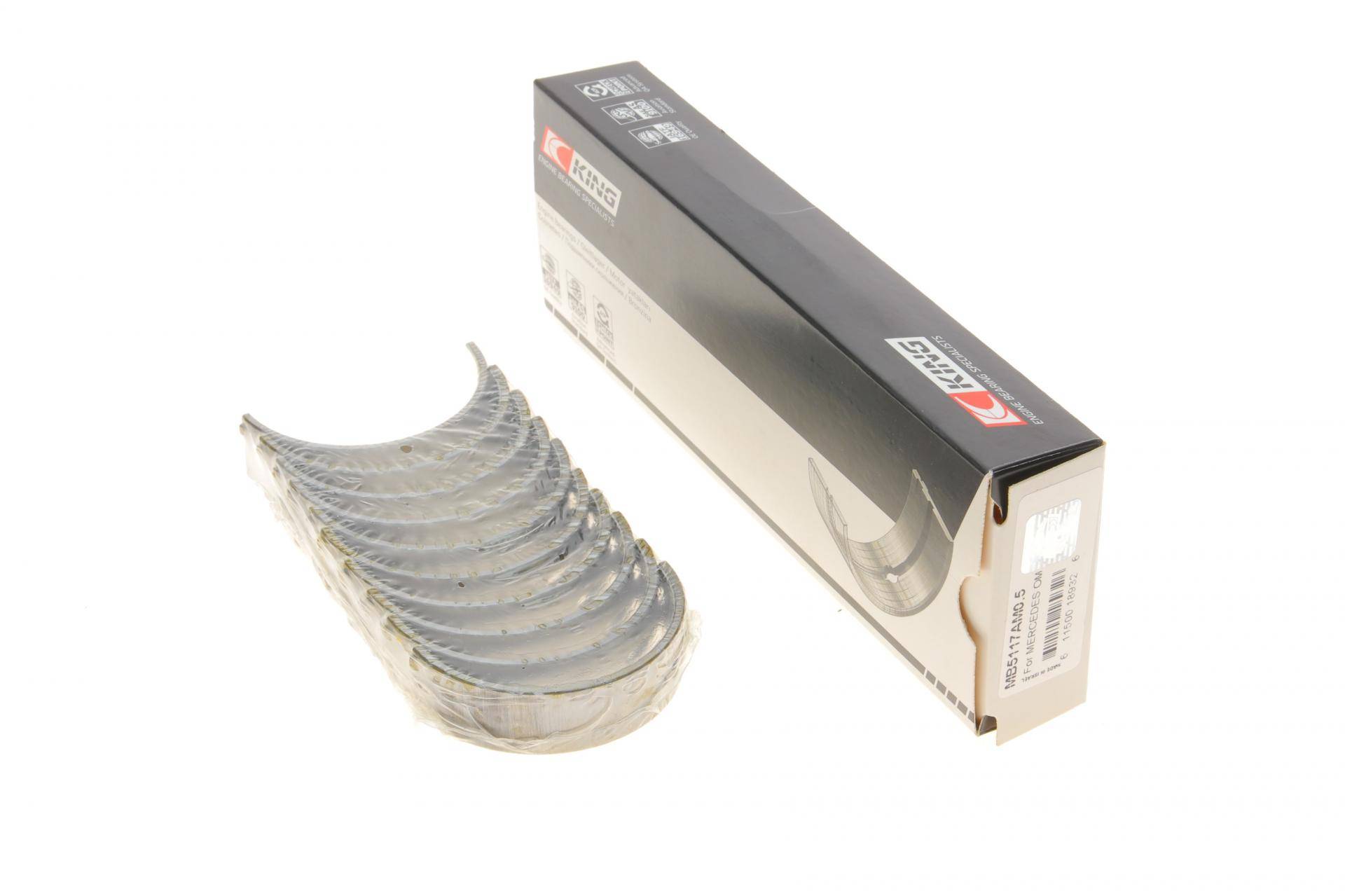 Вкладиші корінні MB Sprinter/Vito CDI (M102/M111/OM601/OM604) (+0.50)