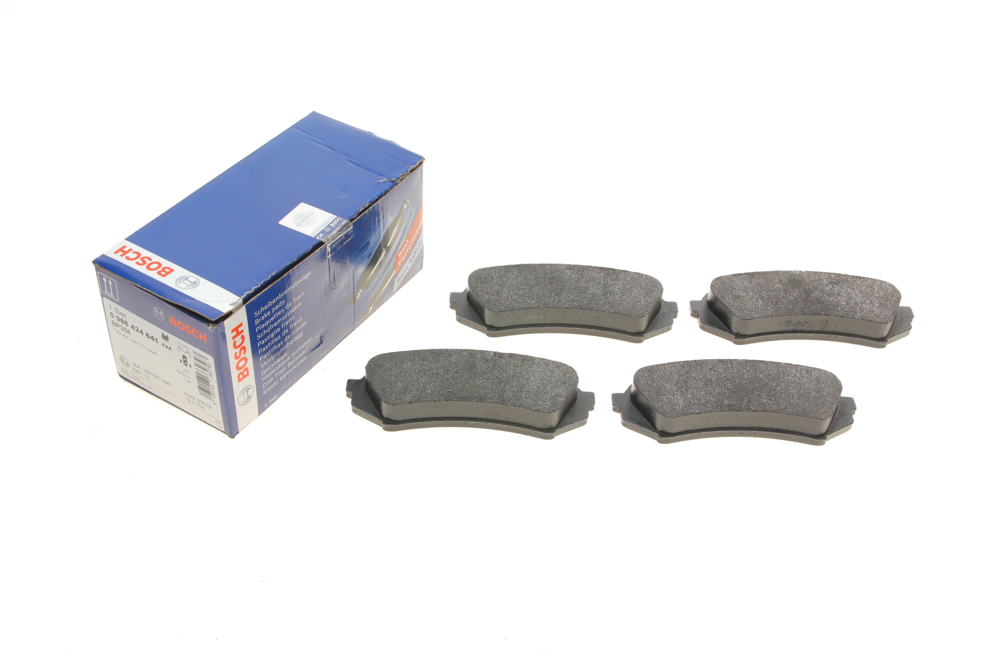 Колодки гальмівні (задні) Toyota Land Cruiser 100 98-07/Lexus LX II 98-08