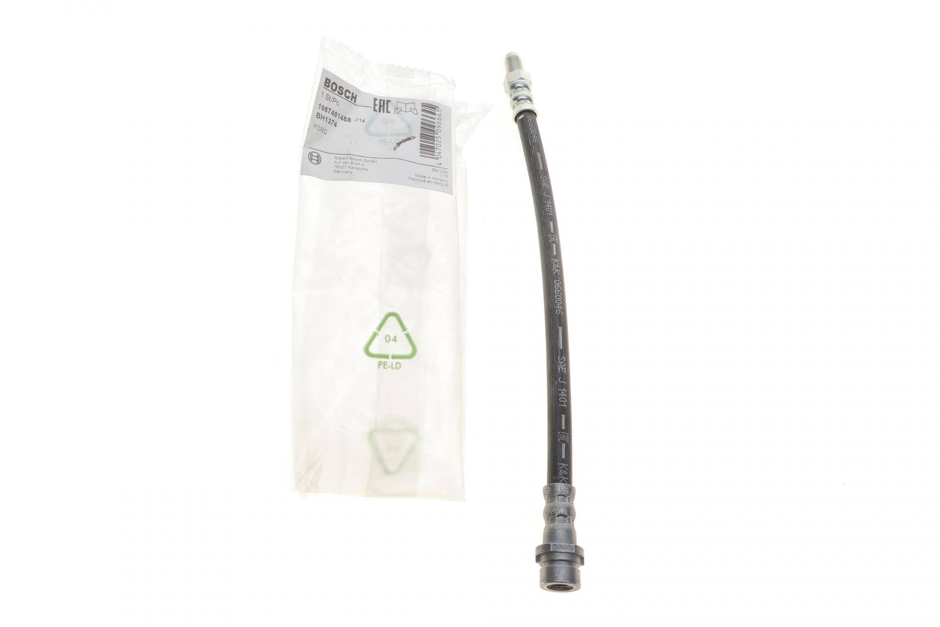 Шланг гальмівний (задній) Ford Transit 06-14 (L=255mm)