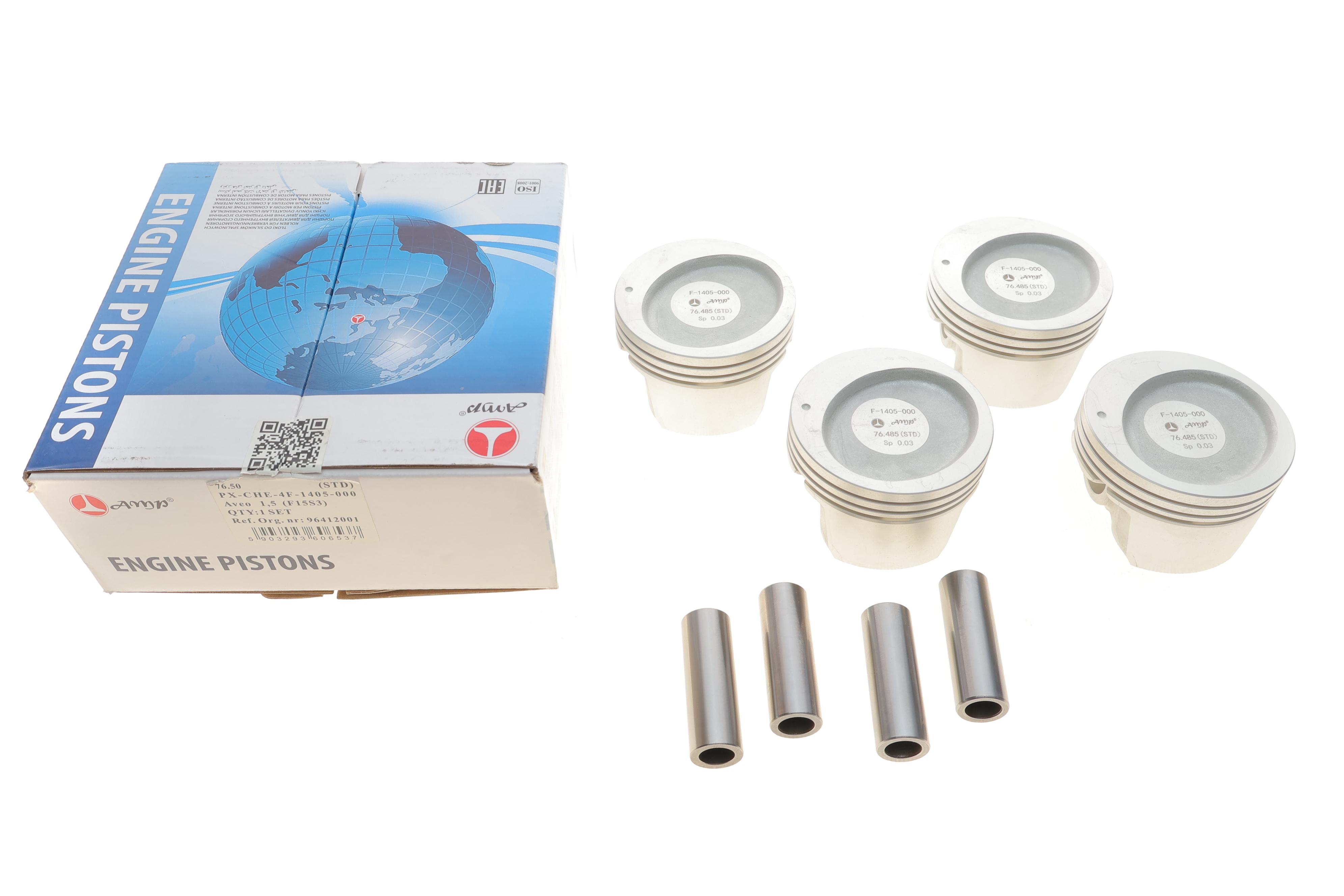 Поршень Chevrolet Aveo 1.5 03- (76.50mm/STD) (к-кт 4 шт)