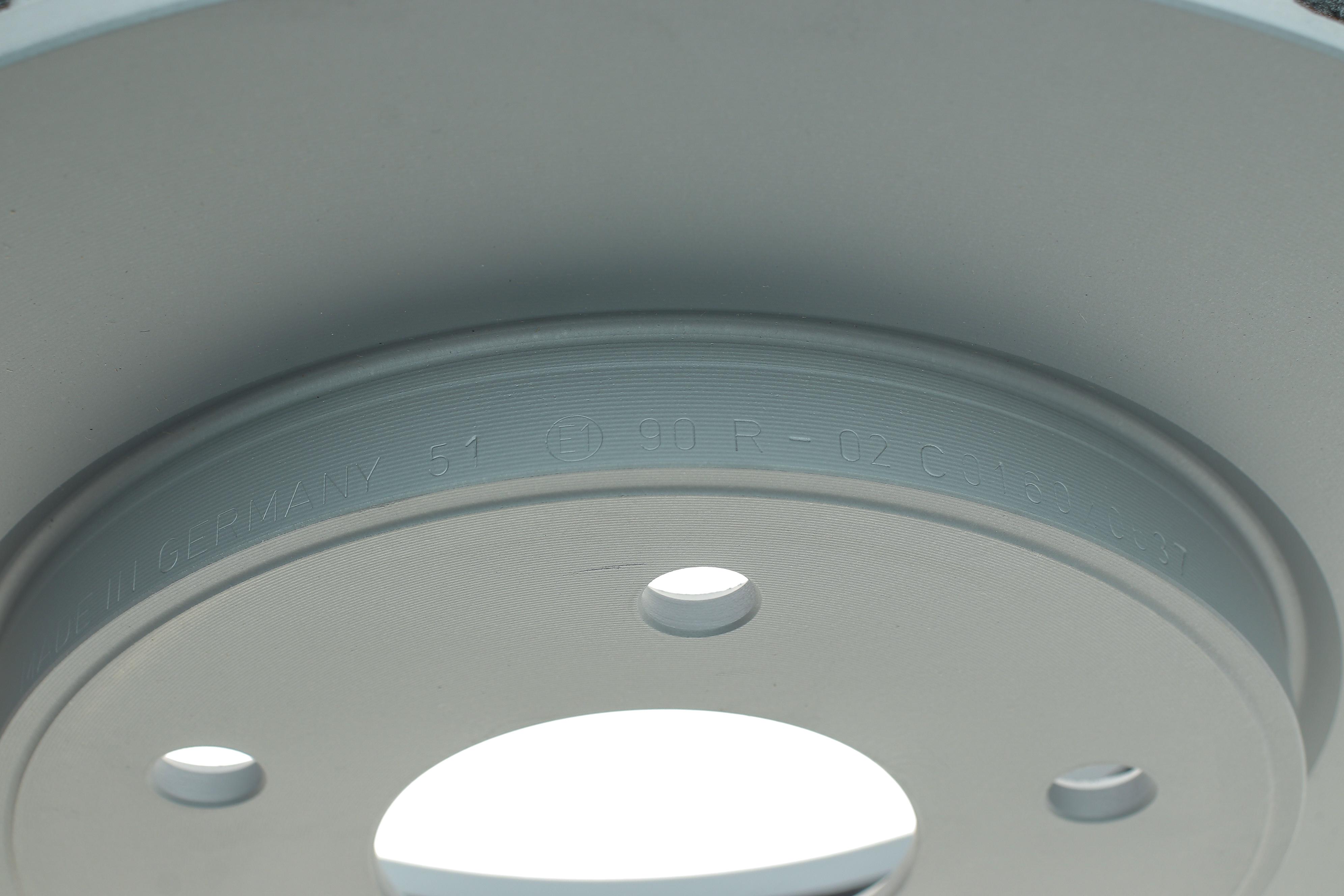 Диск гальмівний (передній) Nissan Leaf 10- (283x28) (з покриттям) (вентильований)