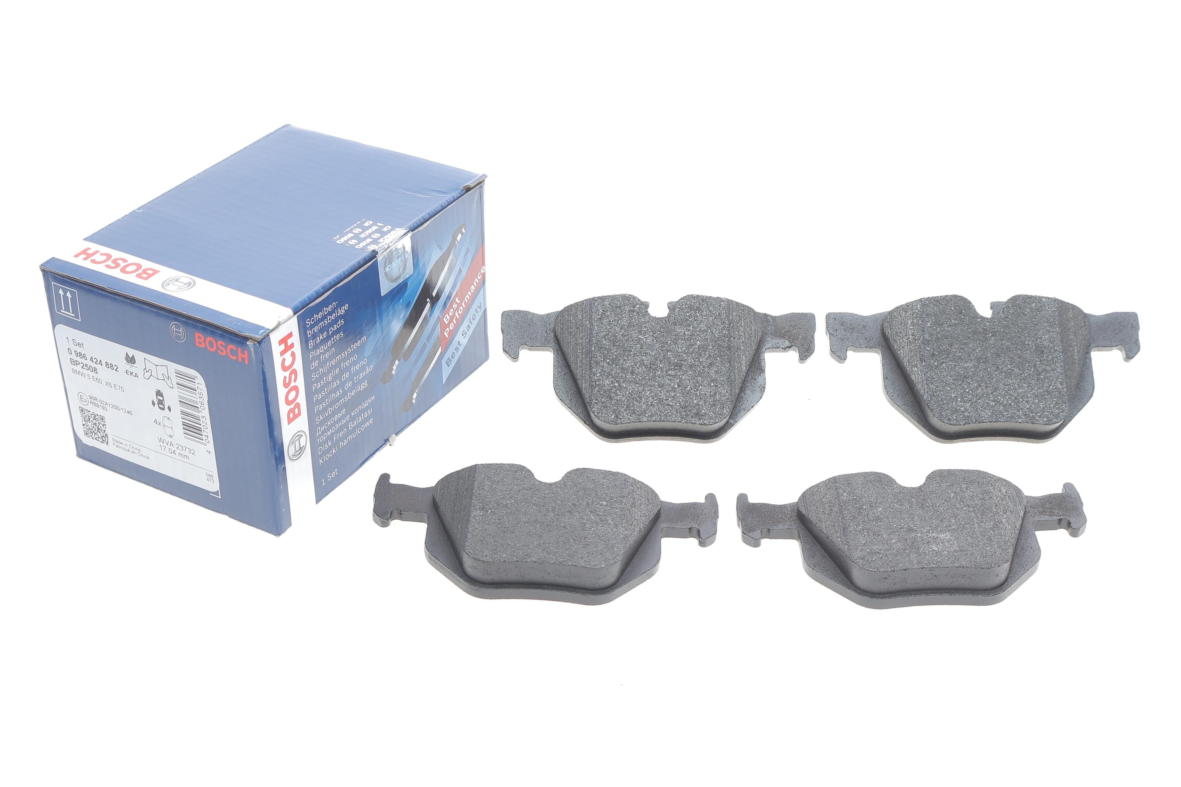 Колодки тормозные (задние) BMW 5 (E60/E61) 02-10/6 (E63/E64) 04-10