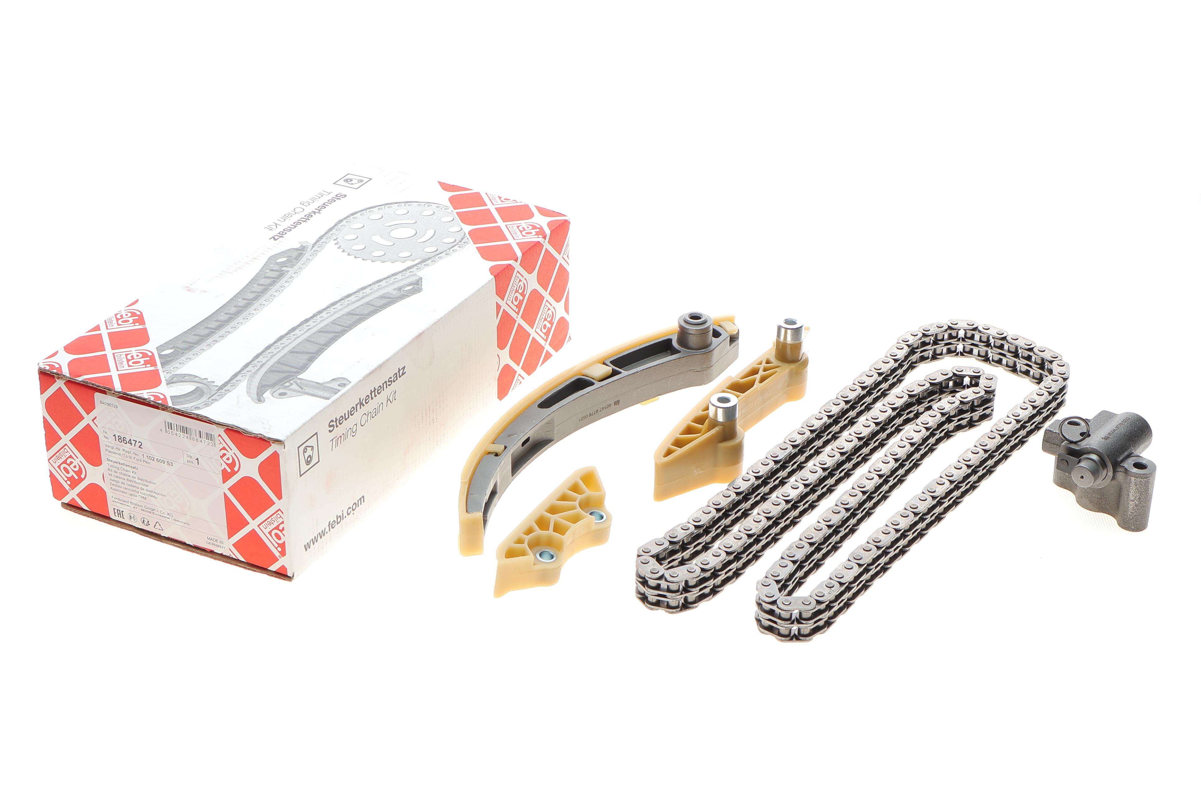 Комплект ланцюга ГРМ Ford Transit 2.4DI/TDCi/TDE, 85/88/92/101kw, 04-06 (к-кт без шестерней)