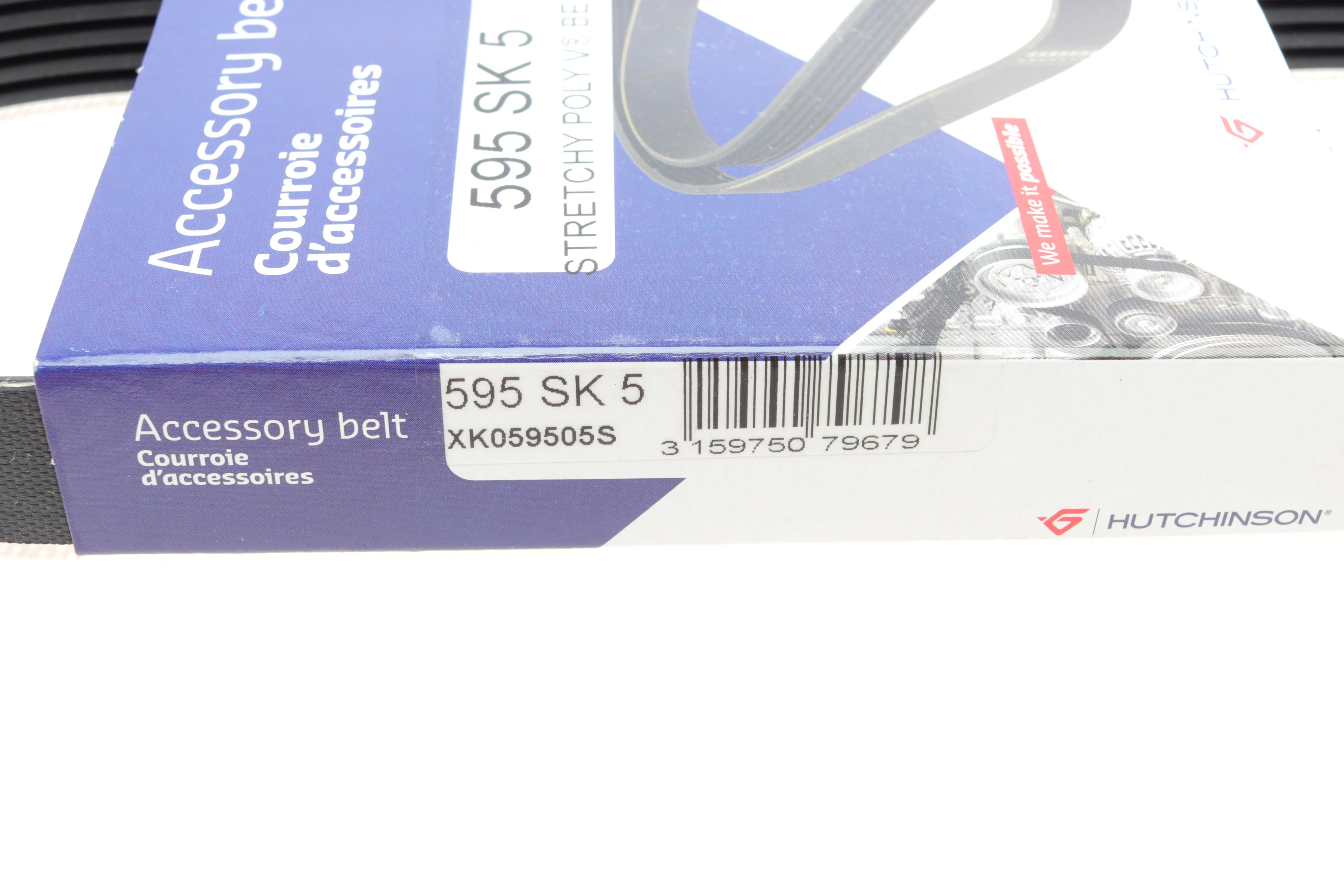 Ремень генератора Fiat Croma 2.4D 05- (5PK595)