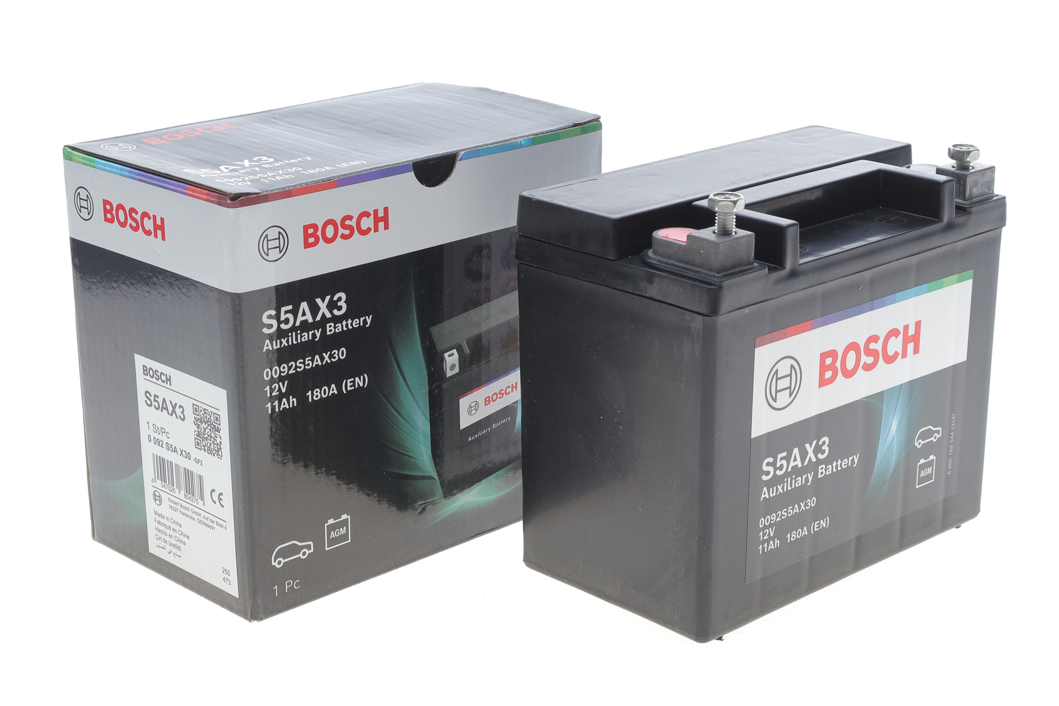 Аккумуляторная батарея 11Ah/180A S5AX Aux (150x87x130/+L/BO) (Start-Stop/AGM/вспомогательная)