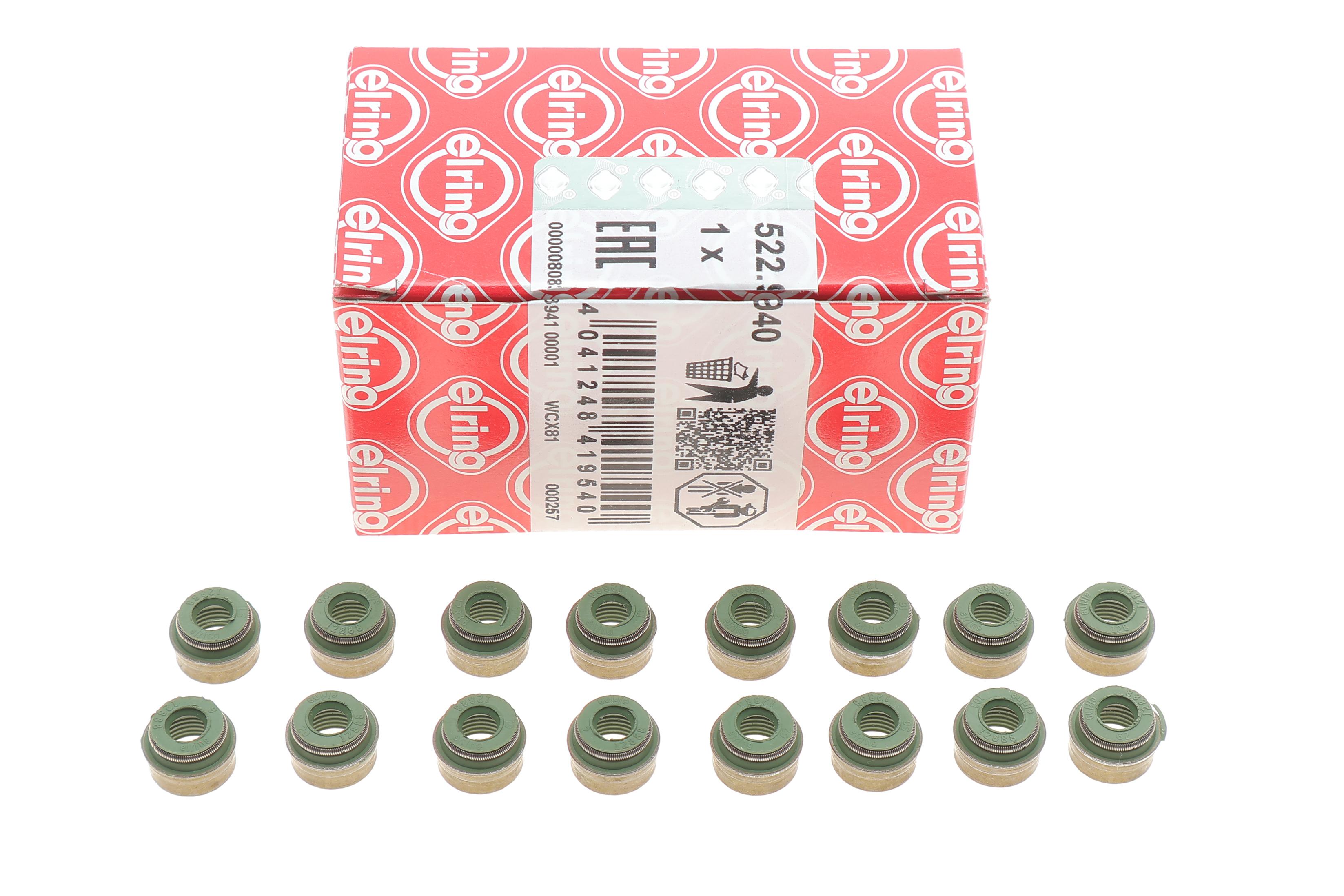 Сальник клапана (впуск/выпуск) Renault Kangoo 1.2 16V 01- (к-кт)