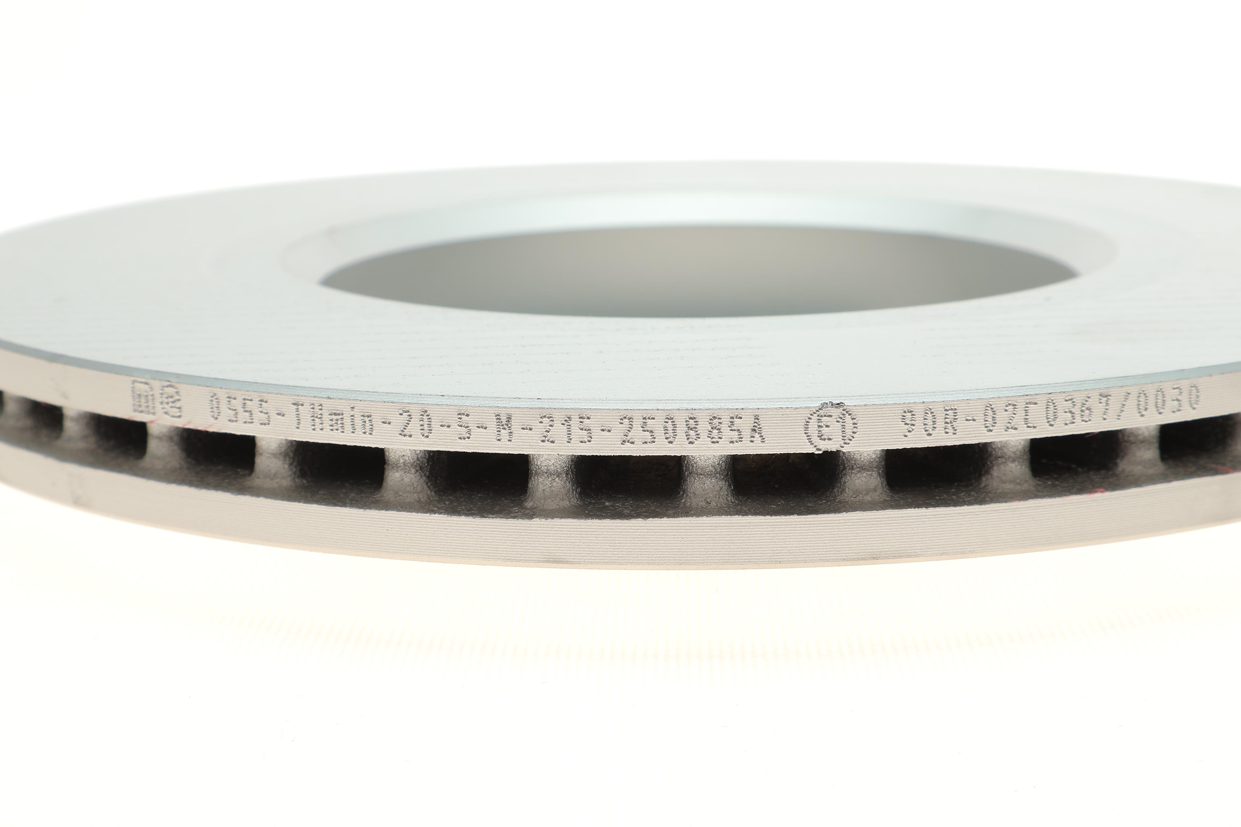 Диск гальмівний (передній) Citroen C2/C3/C4/Berlingo/Peugeot 206/Partner 96- (266x22) (з покр) (вент)