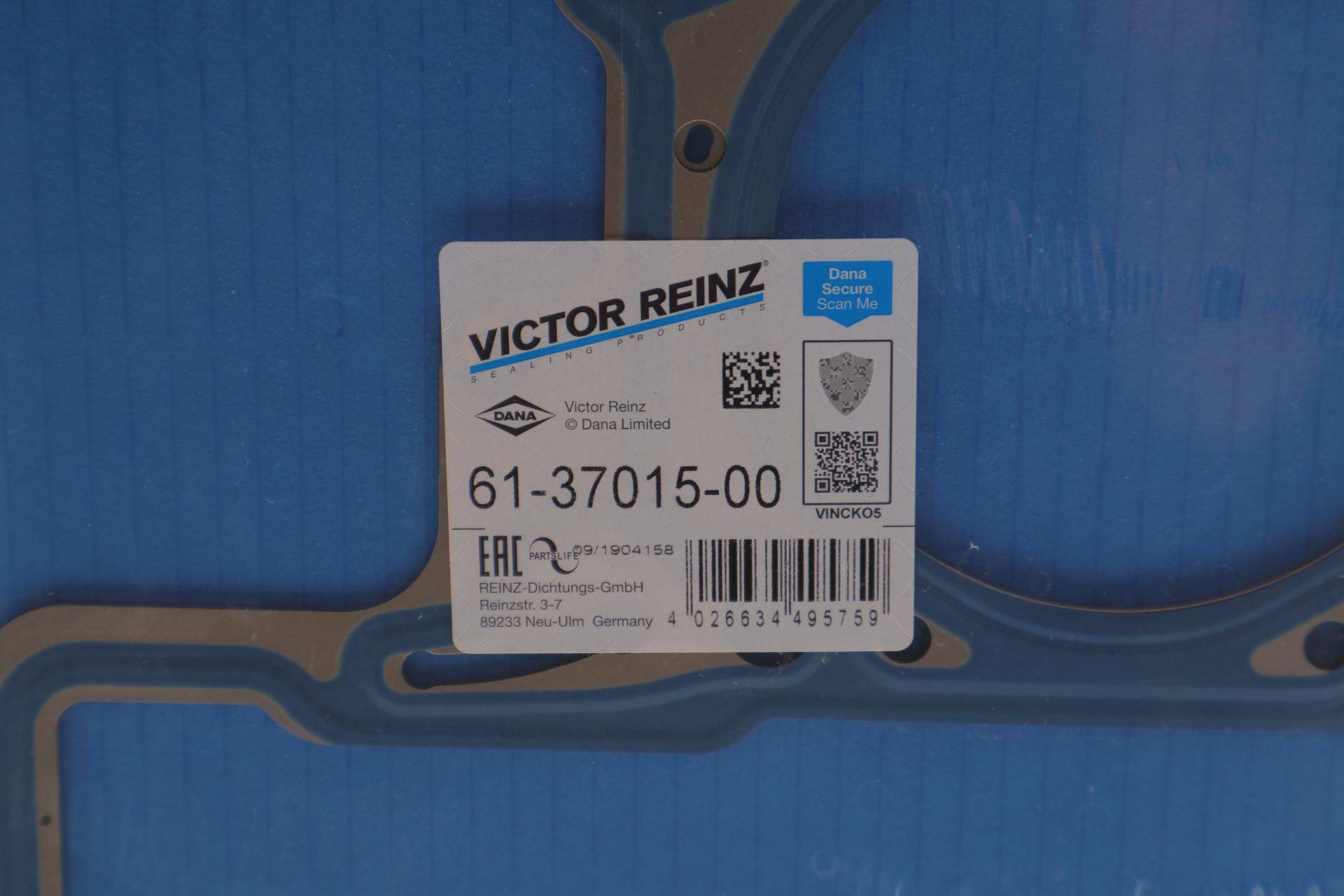 Прокладка ГБЦ Audi A6 3.0 TFSI 08- (1-3 циліндр), Ø85,20mm