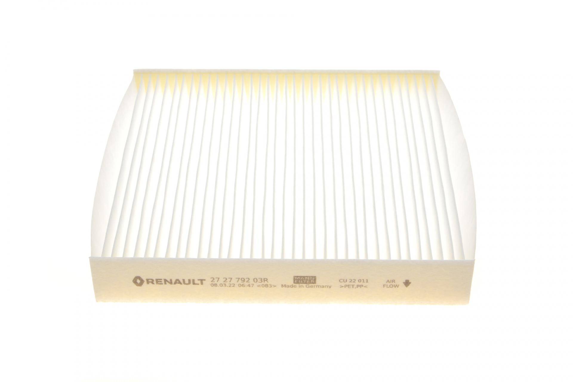 Фільтр салону Renault Clio/Dacia Logan 12-