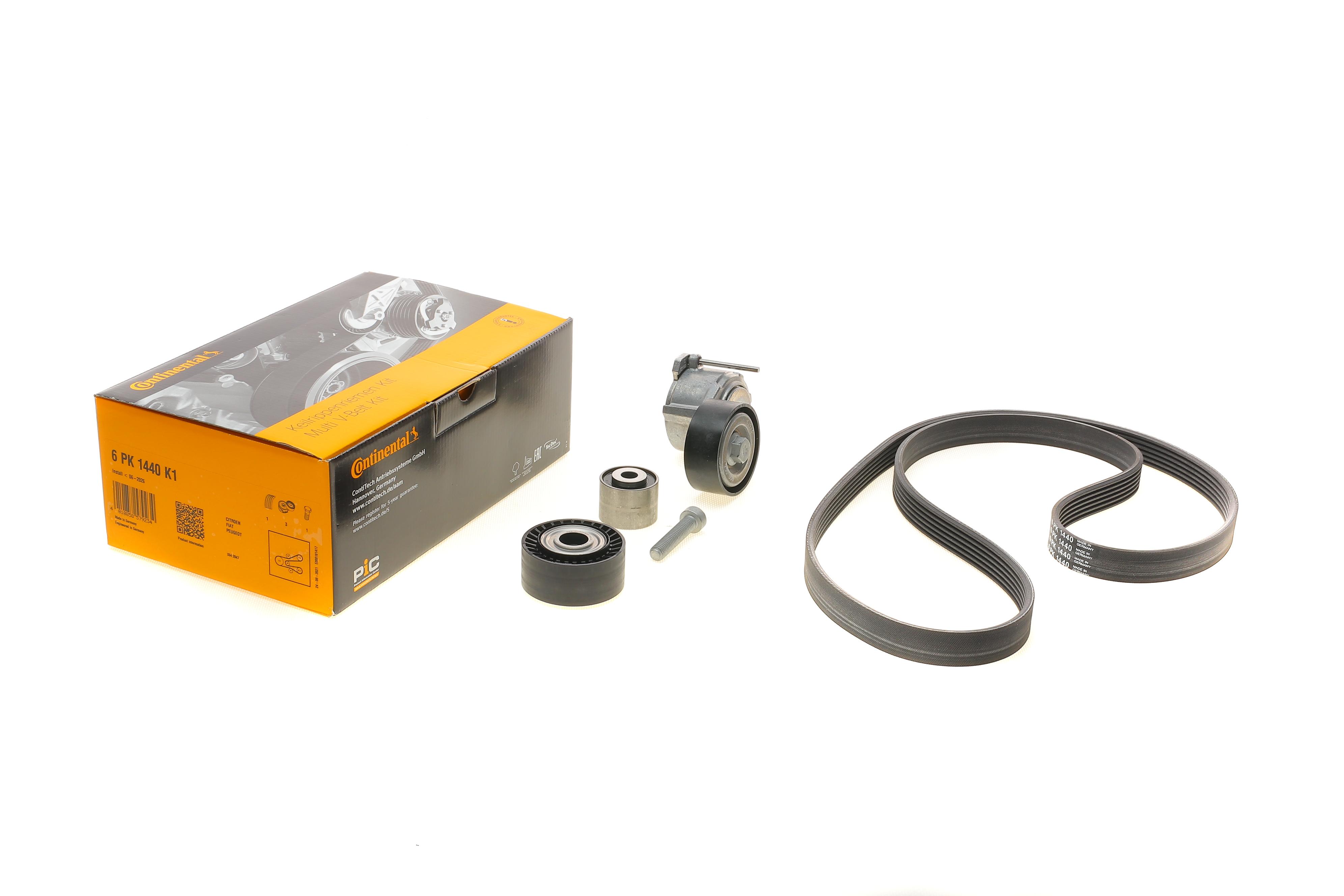 Комплект ремня генератора Citroen Berlingo/Jumpy/Fiat Scudo/Peugeot Partner/306/Expert 1.9D 98-15