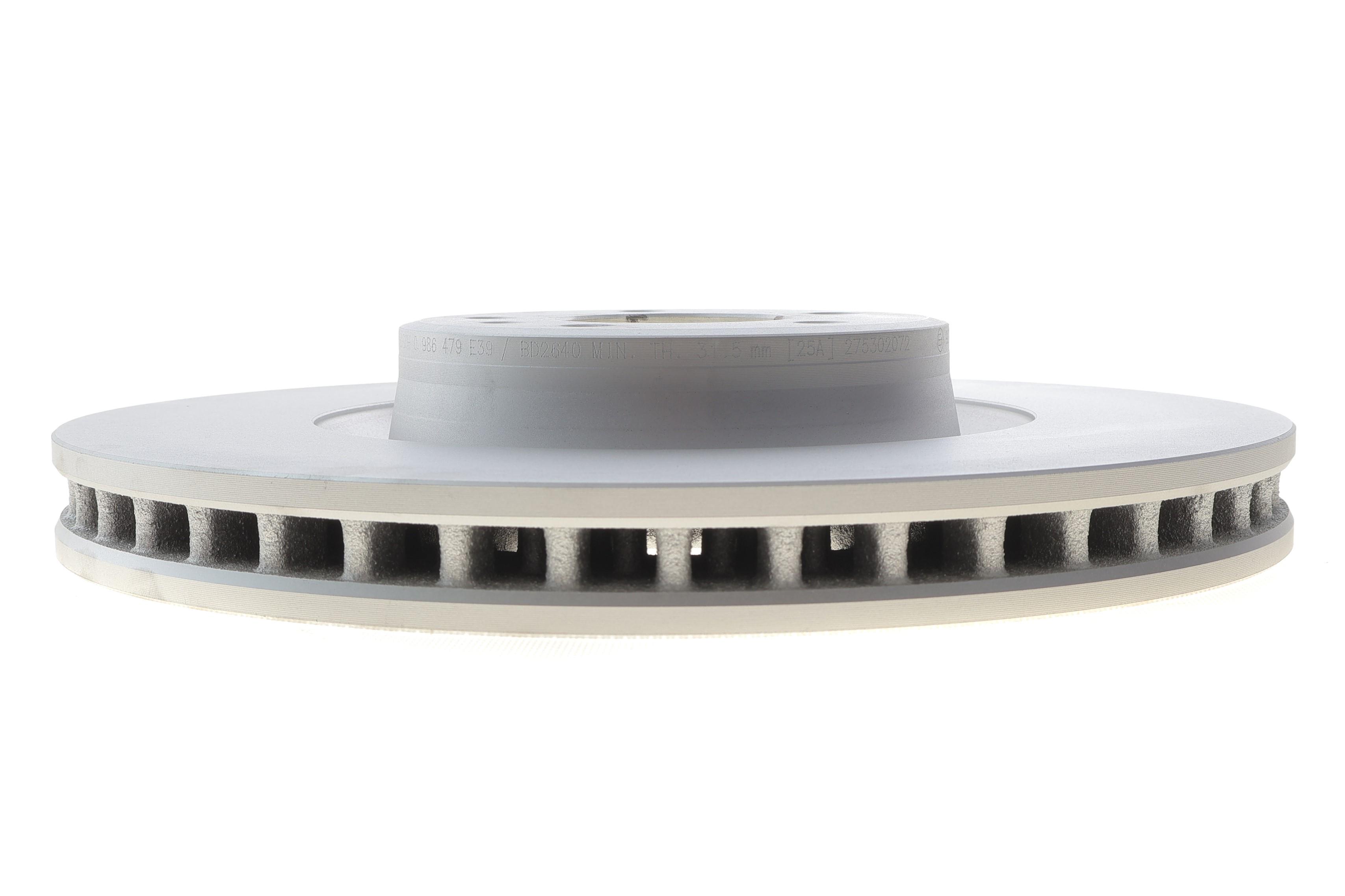 Диск гальмівний (передній) Audi A6 12-18 (356x34) (з покриттям) (вентильований)