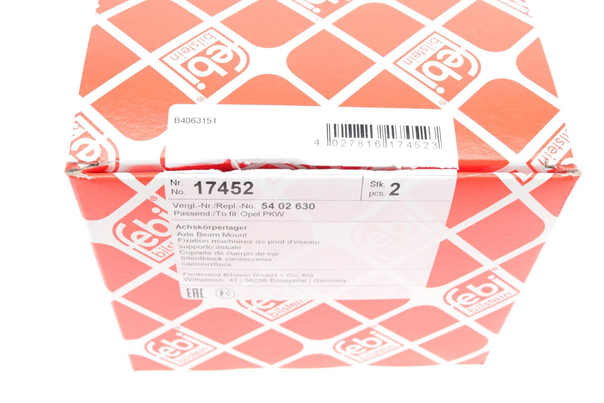 Сайлентблок балки (задньої/спереду) Opel Vectra B 95-03