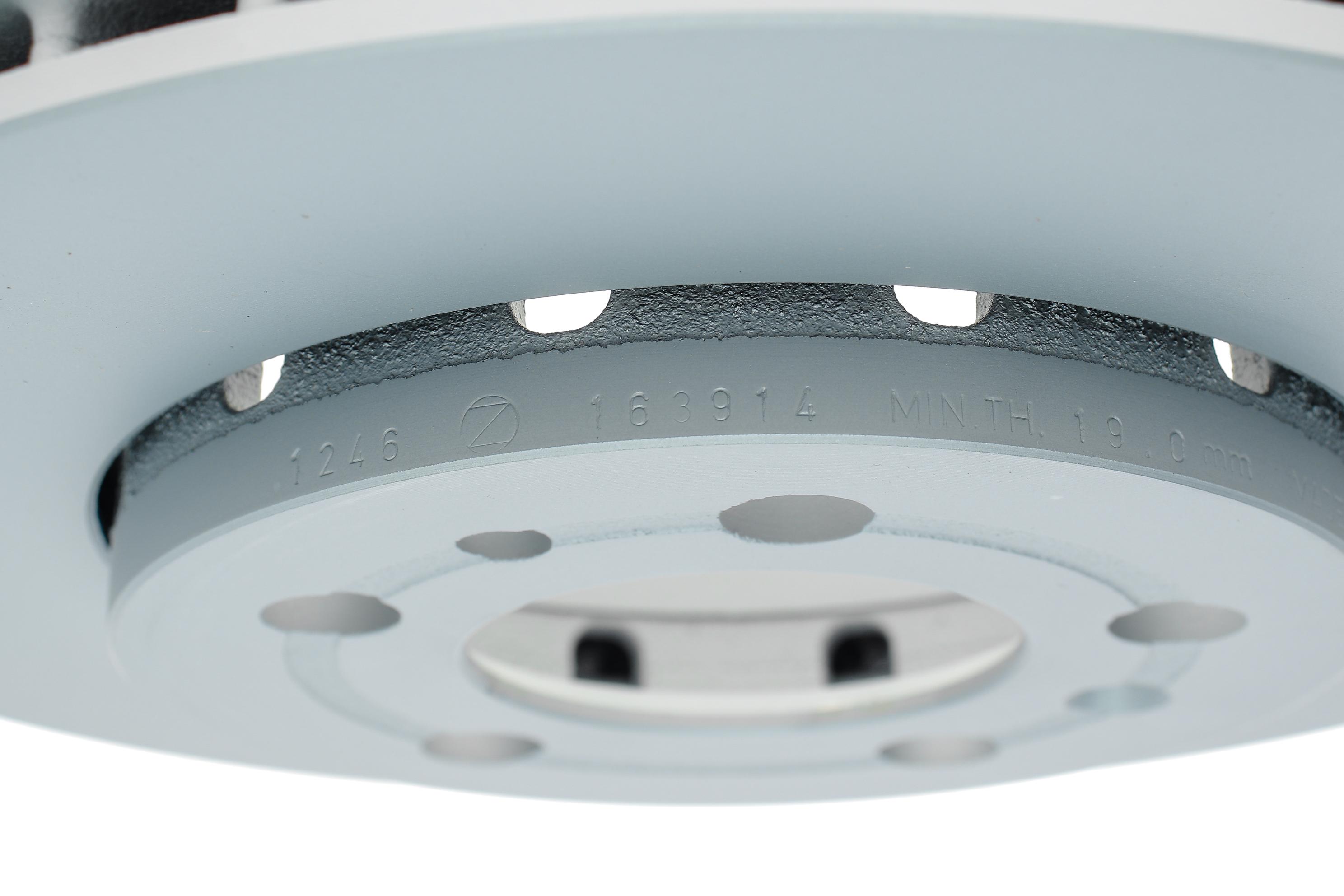 Диск гальмівний (передній) Audi A2 00-05 (256x22) (з покриттям) (вент.)