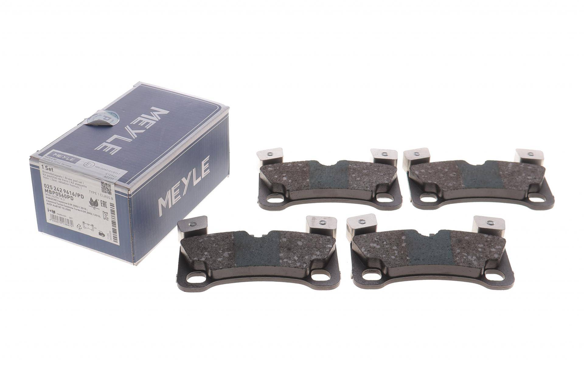 Колодки гальмівні (задні) Audi Q7/ Porsche Cayenne/ VW Touareg 04-10