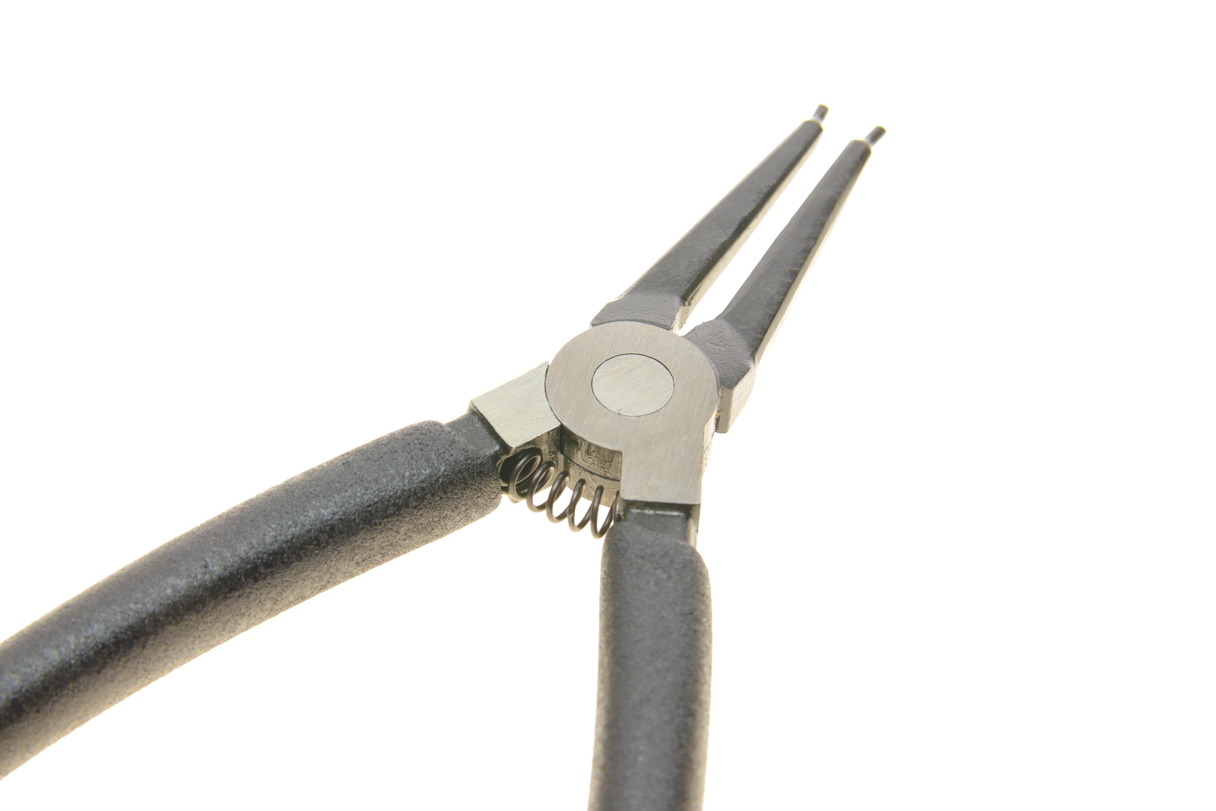 Щипці прямі для зовнішніх стопорних кілець 1,8x19-60 мм L-180 мм