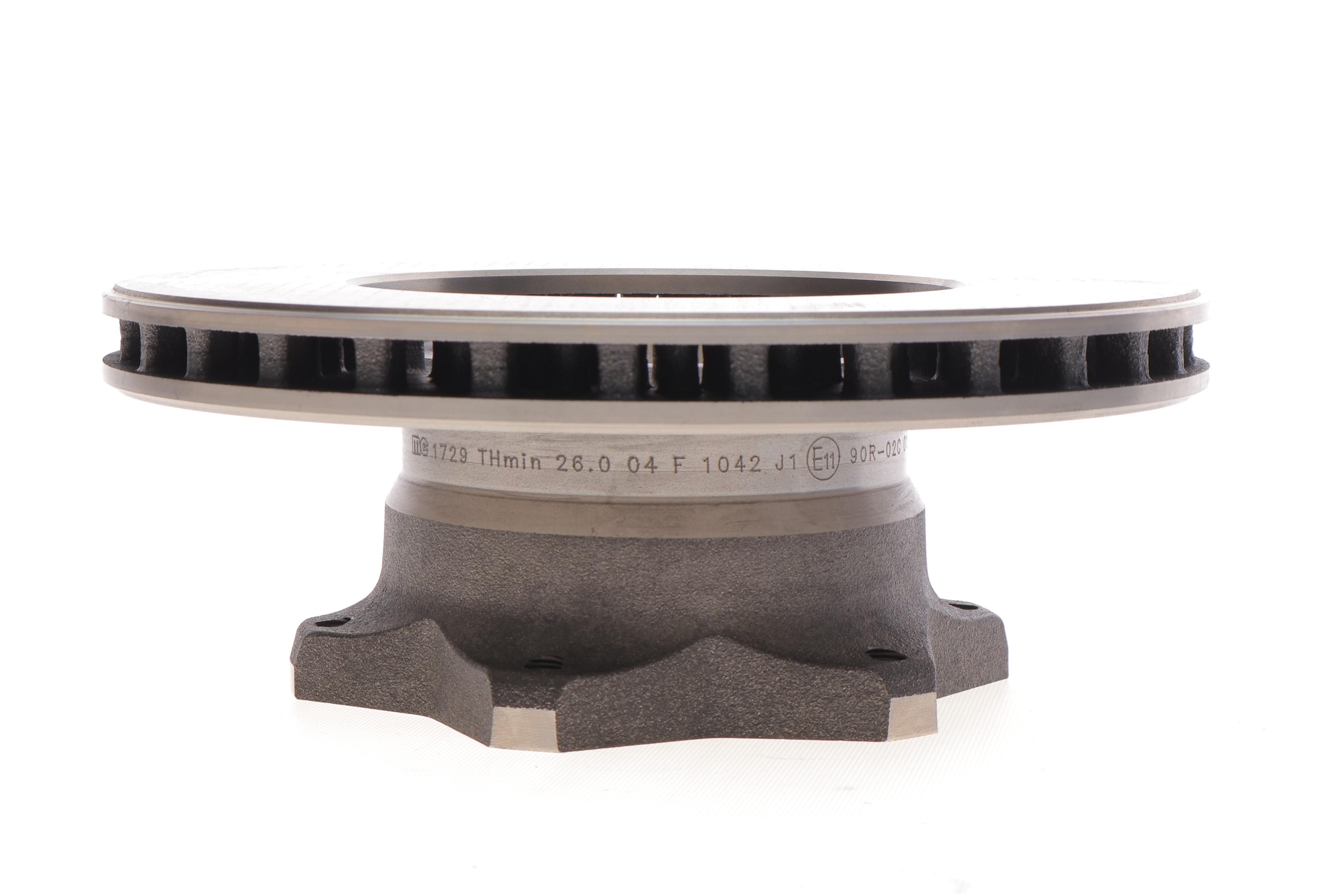 Диск гальмівний (задній) MB Vario (324х30) 17.5" (вентильований)