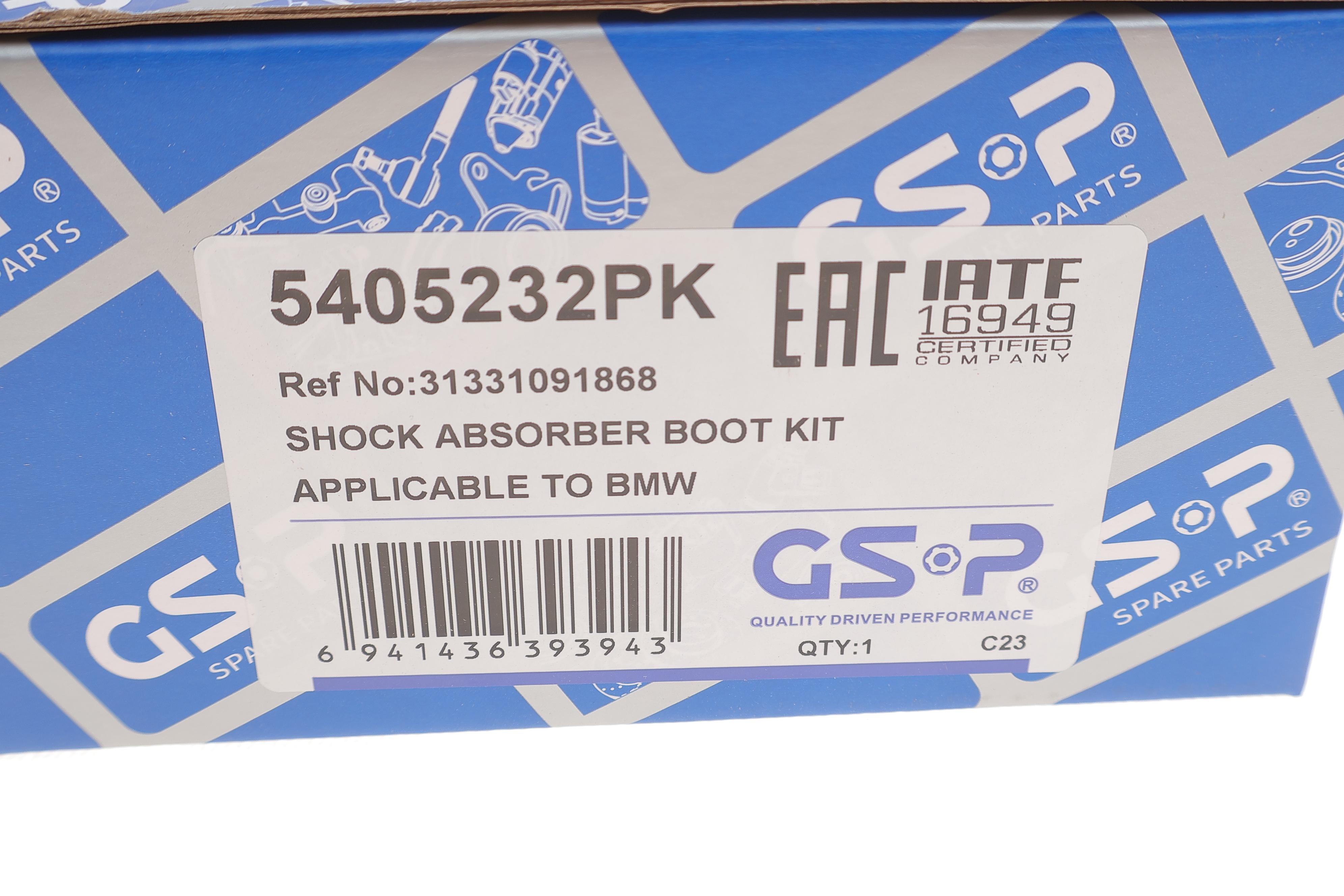 Пильник + відбійник амортизатора (переднього) BMW 5 (E39) 95-03 (к-кт 2шт) M47/M51/M52/M54/M57/M62