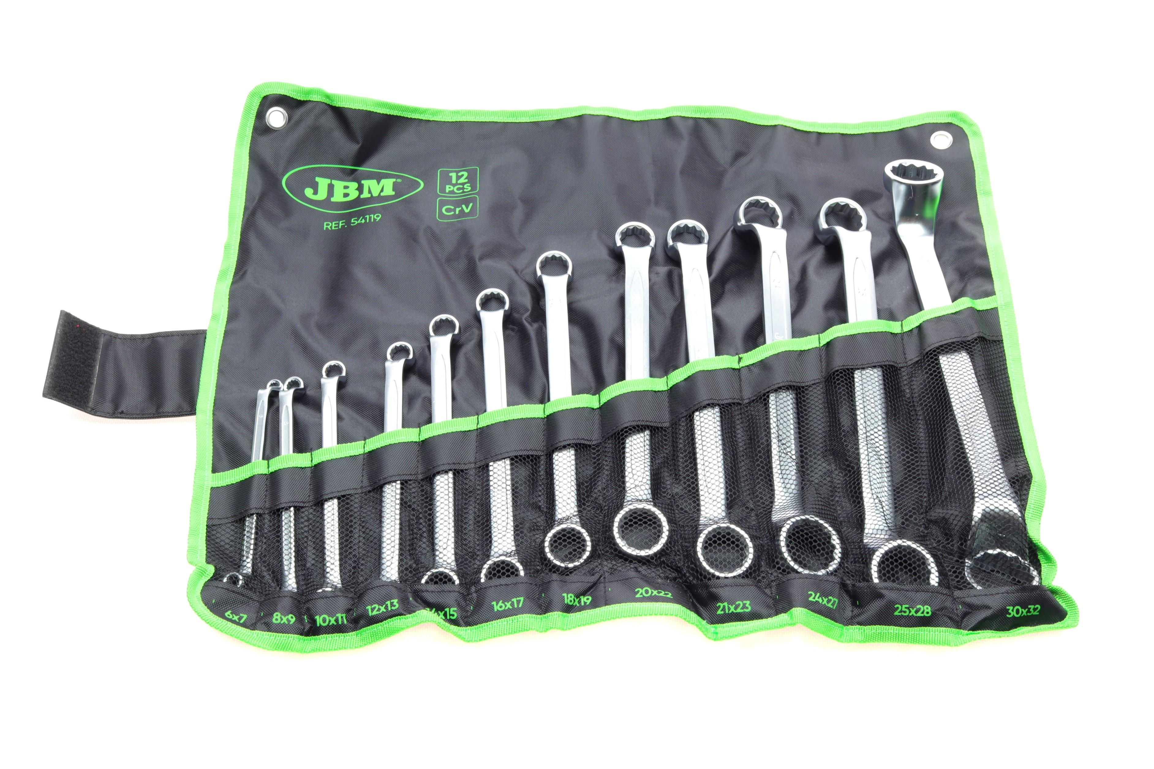 Набор ключей коленчатых 6x7-30х32 мм 12 ед.