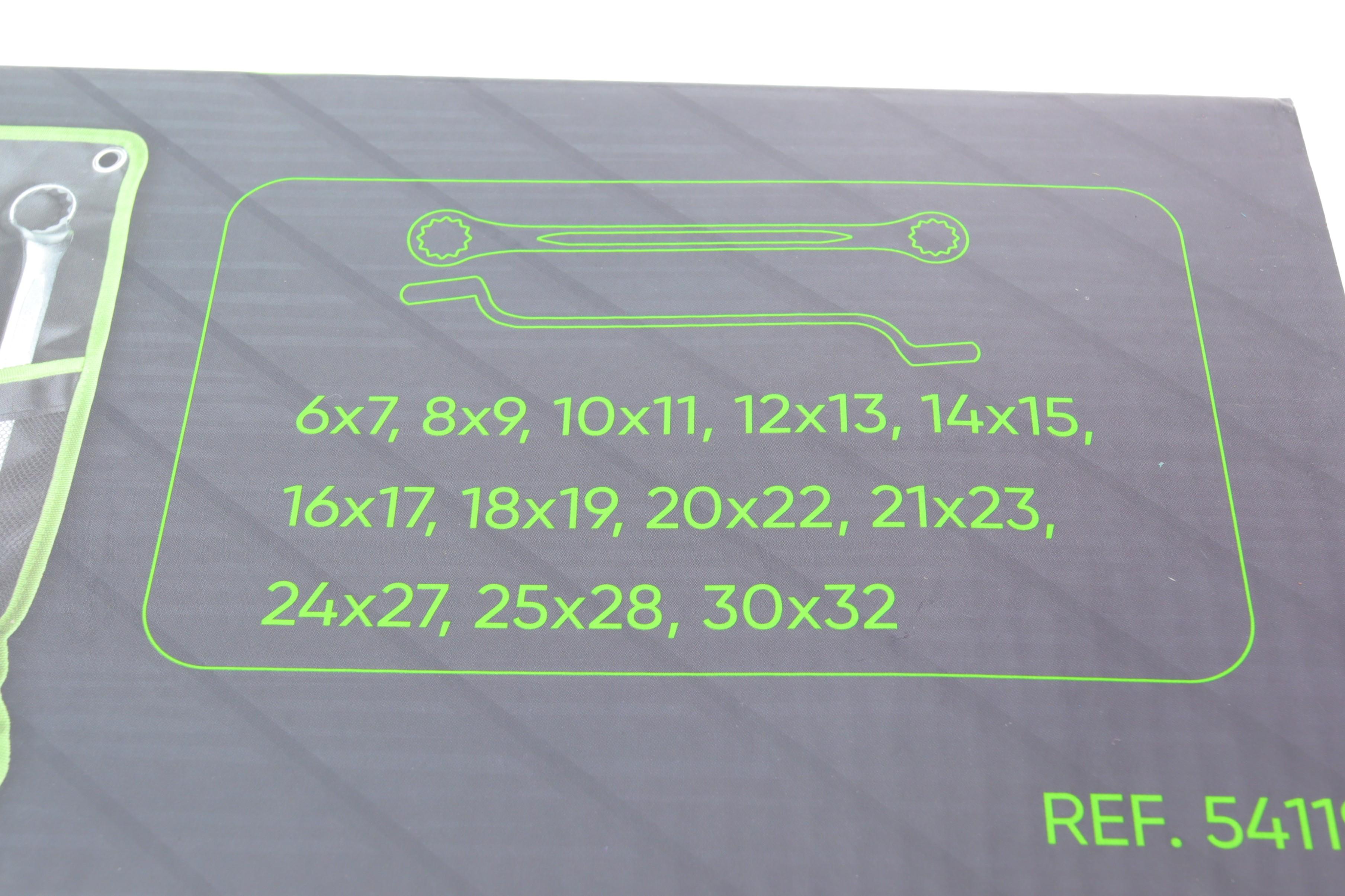 Набор ключей коленчатых 6x7-30х32 мм 12 ед.