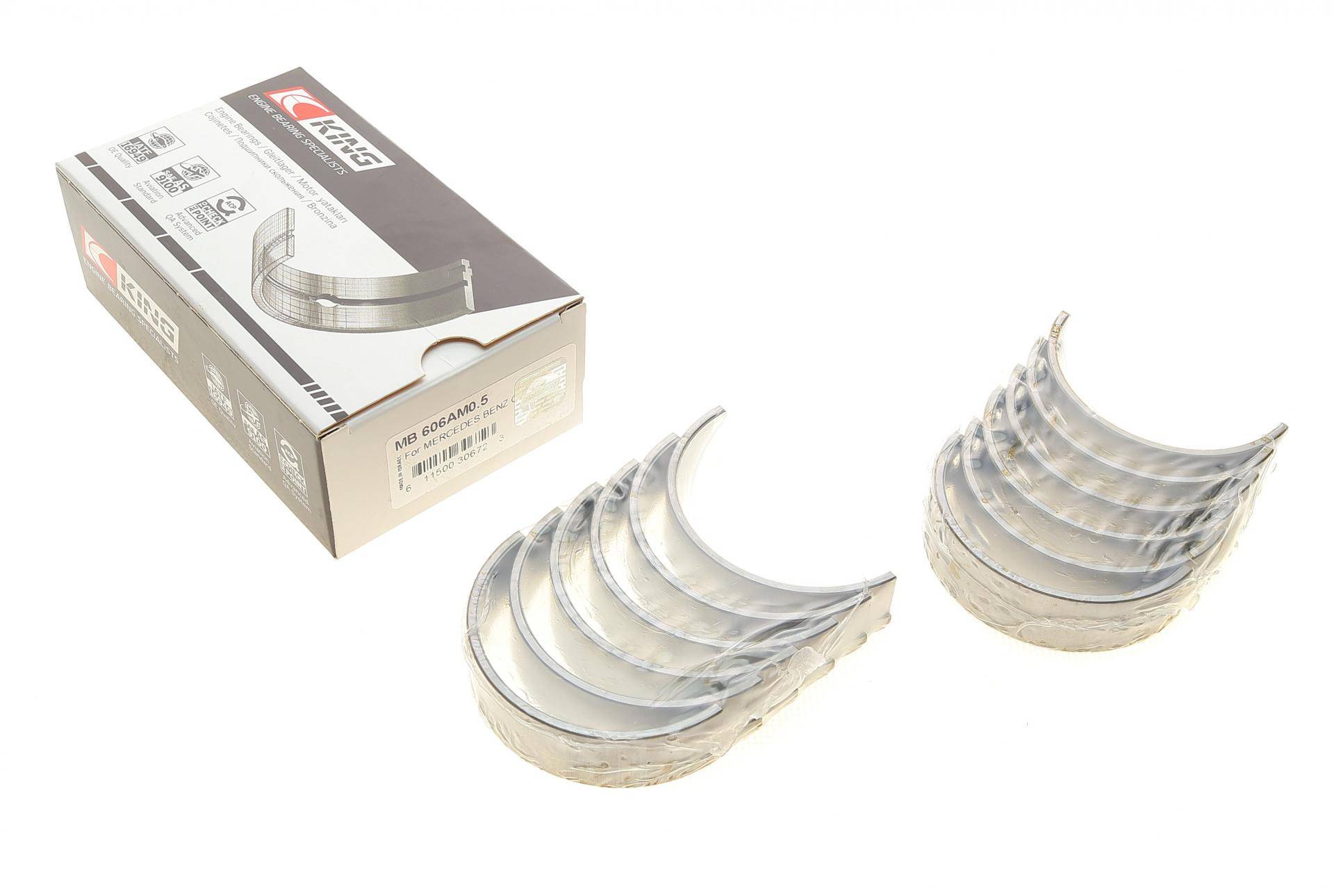 Вкладиші корінні MB Sprinter/MB310 OM602 2.9TDI (+0.50)