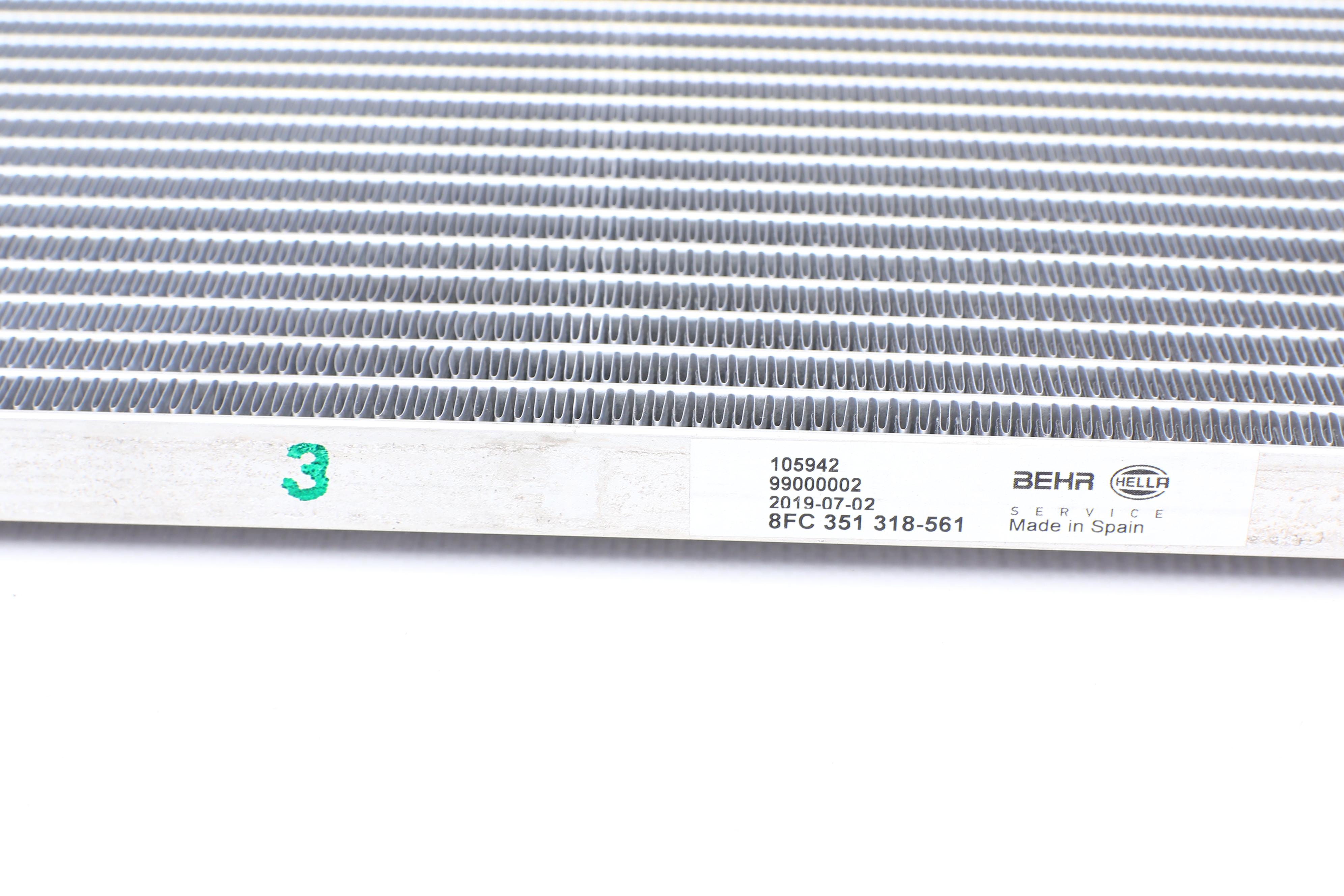 Радіатор кондиціонера Renault Megane II/Scenic II 1.9-2.0 dCi 02-08